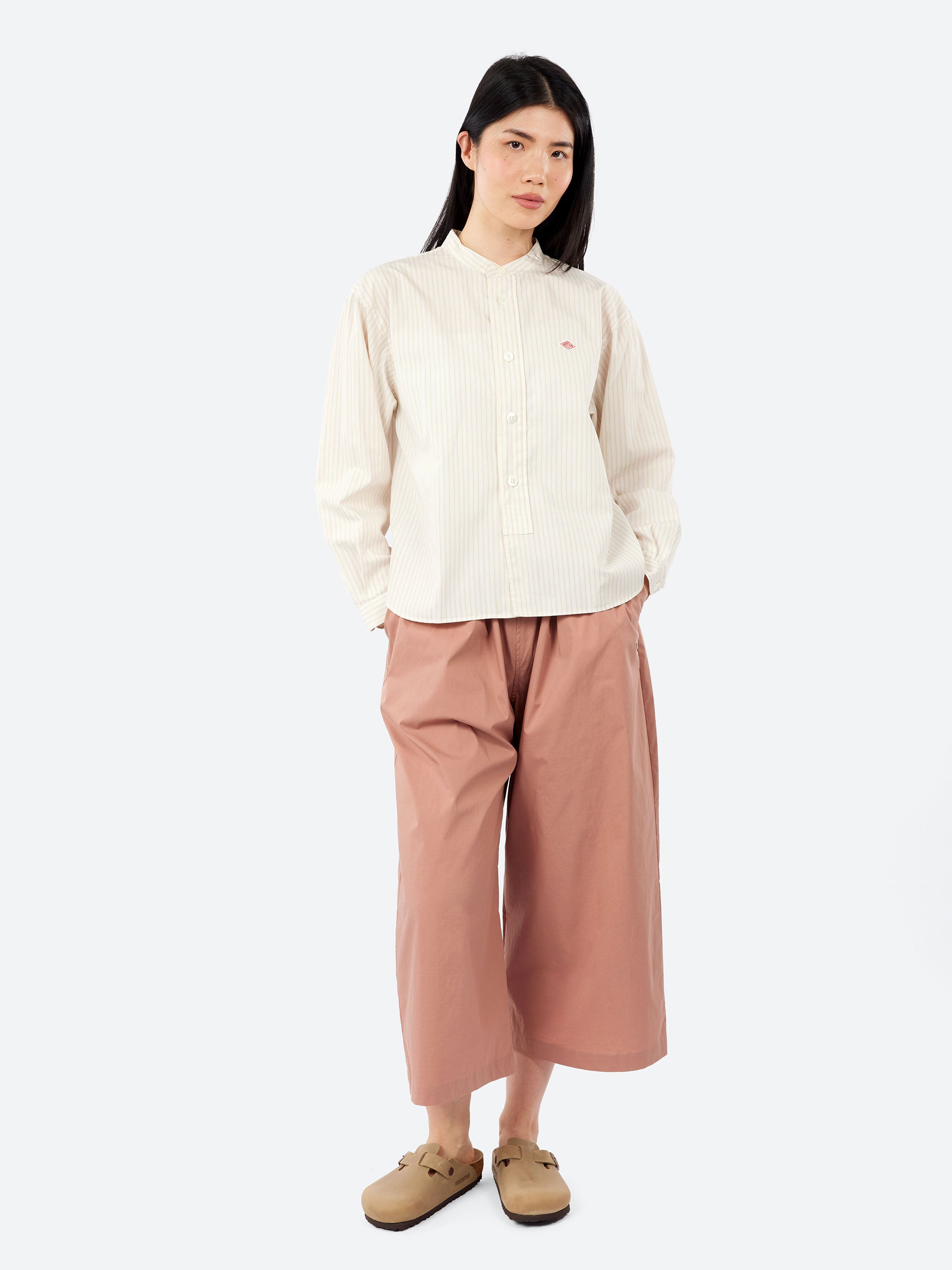 Typewriter Cropped Wide Pants