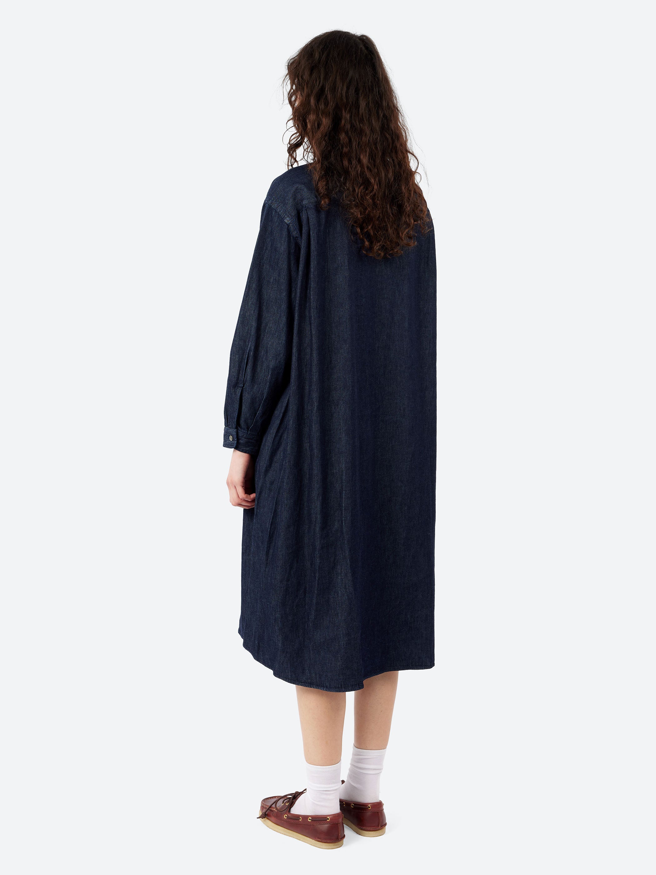 Denim Dungaree Classic Collar Dress