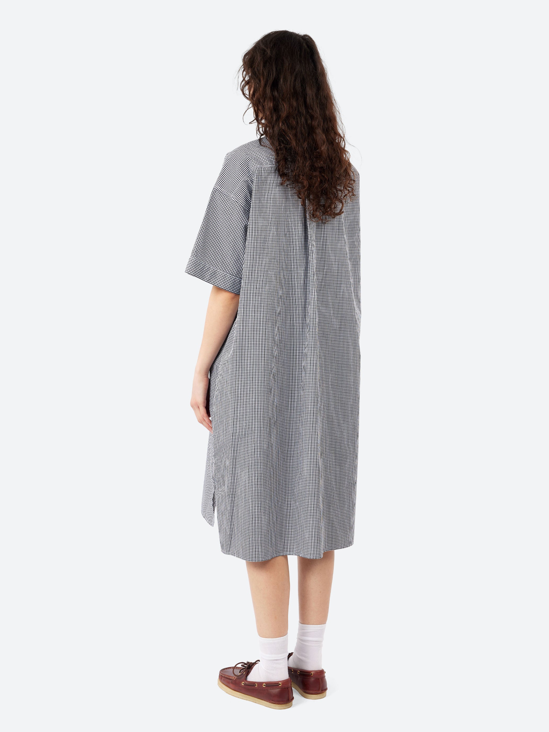 Cotton Poplin Pullover Shirt Dress