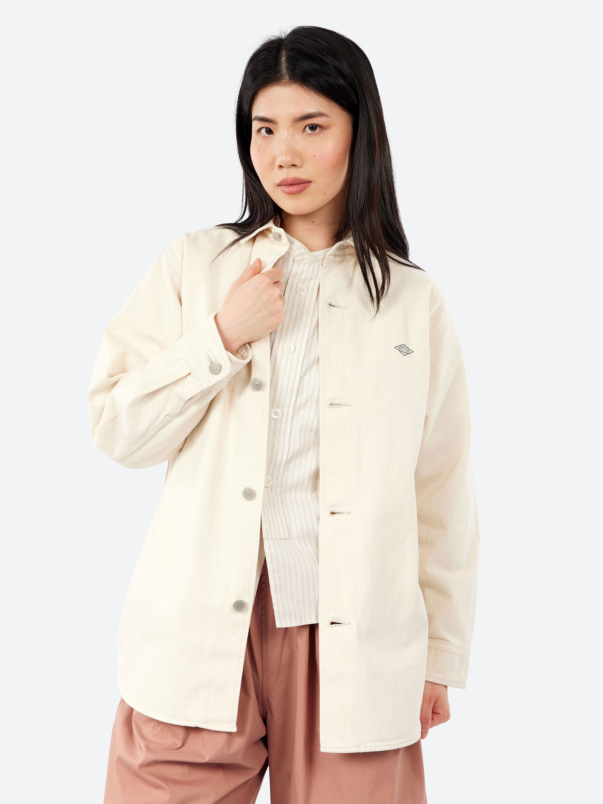 Cotton Drill Shirt Jacket