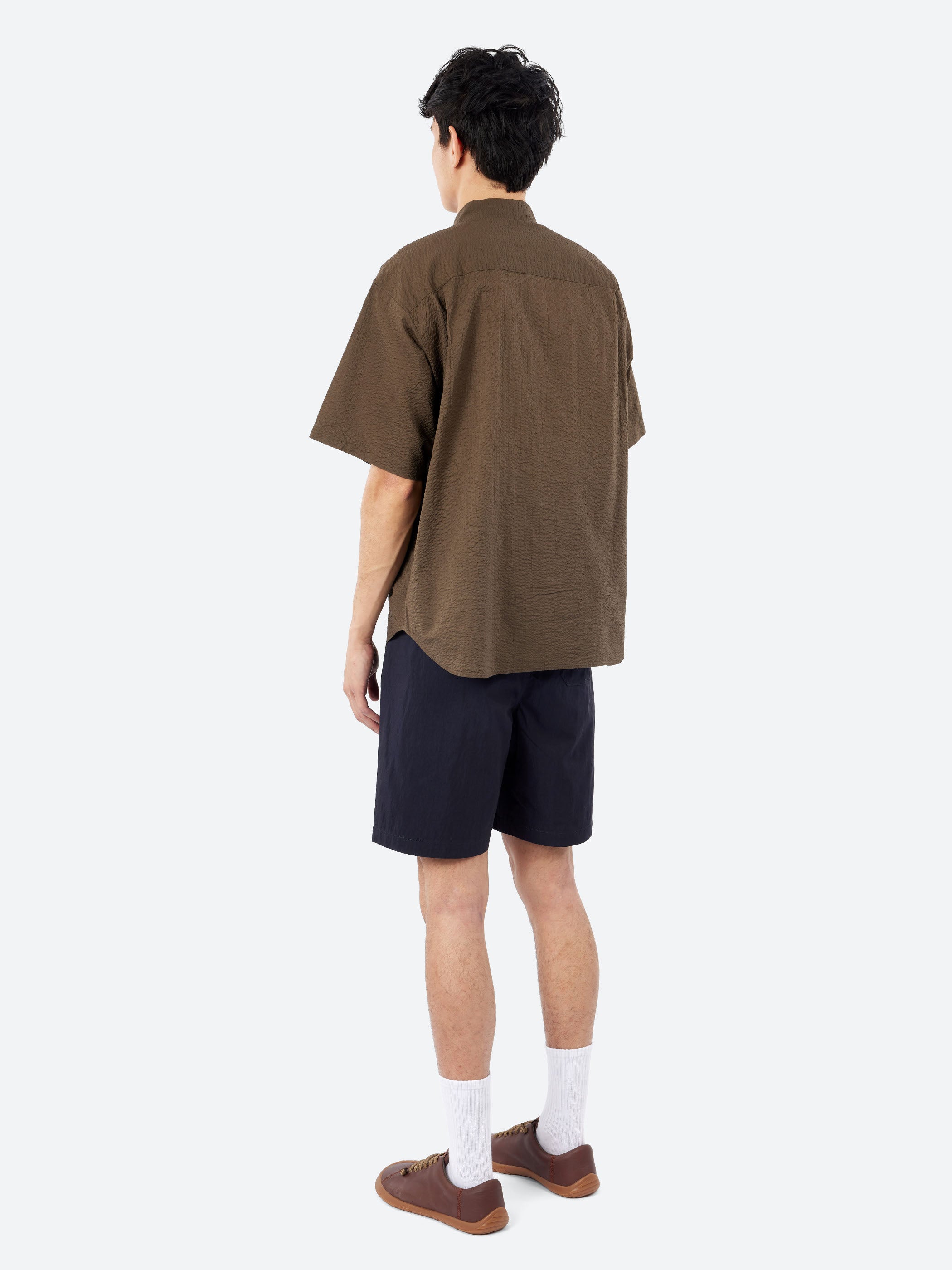 Seersucker Short Sleeve Work Shirt