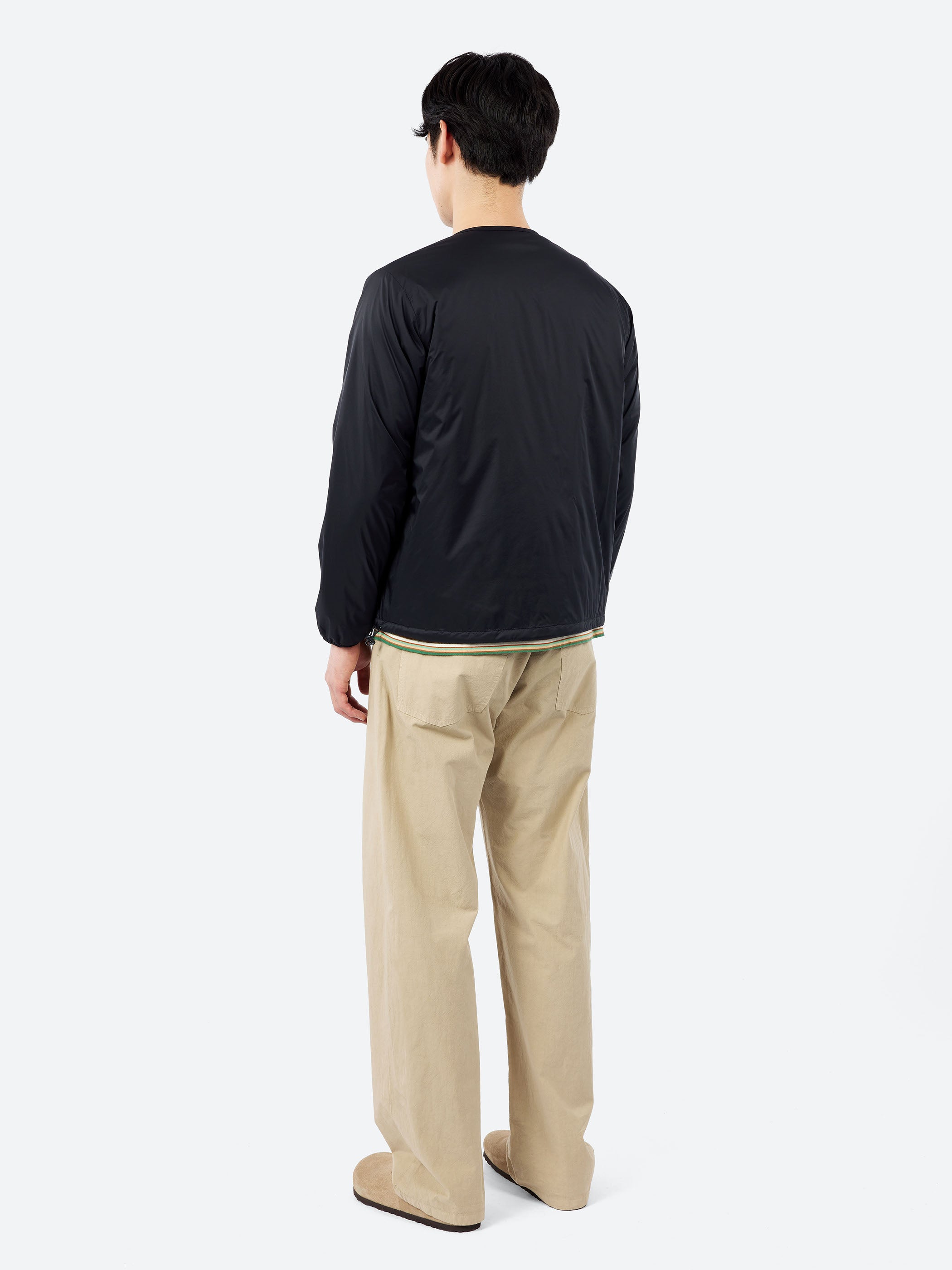Danton - Men's Insulation Collarless Jacket in Black – gravitypope