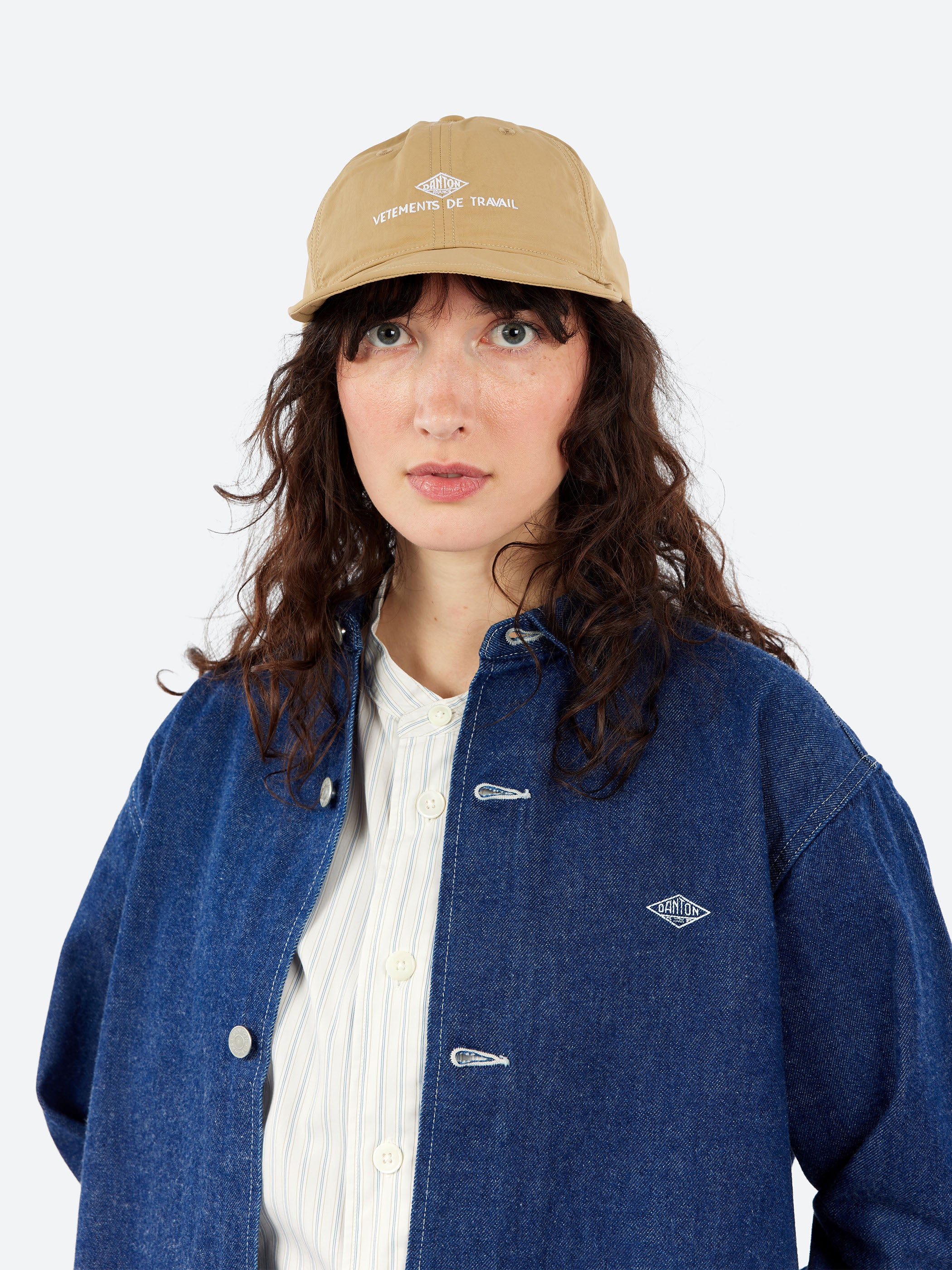 Danton - Nylon Taffeta 6 Panel Cap in Beige – gravitypope