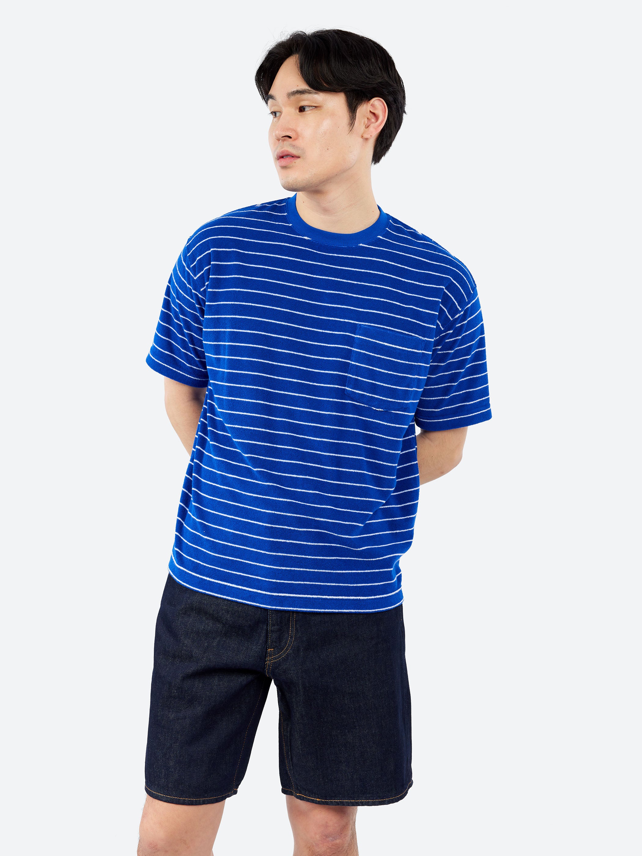 Pocket Tee Pile Stripe