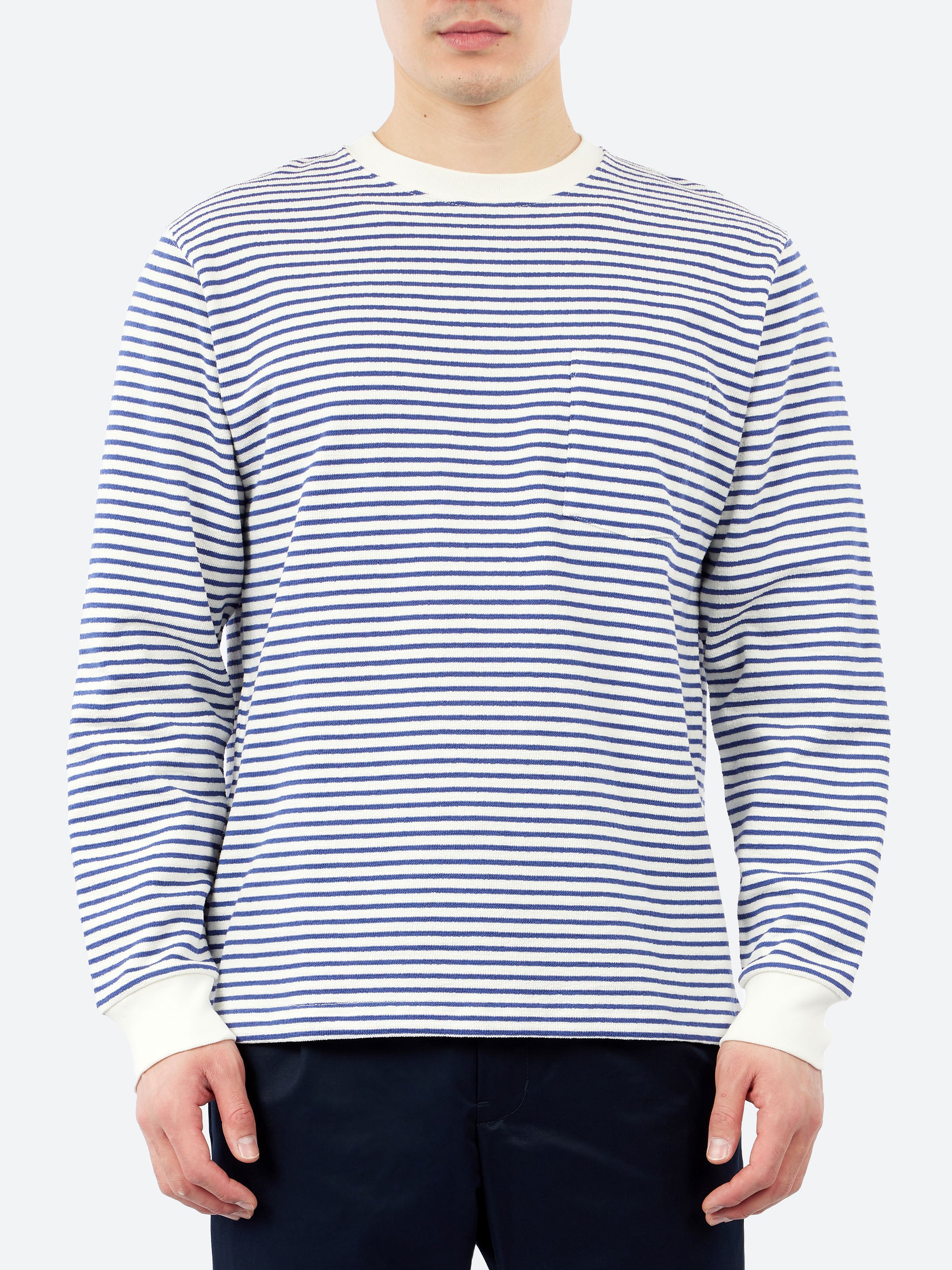 Inlay Stripe Pocket Tee