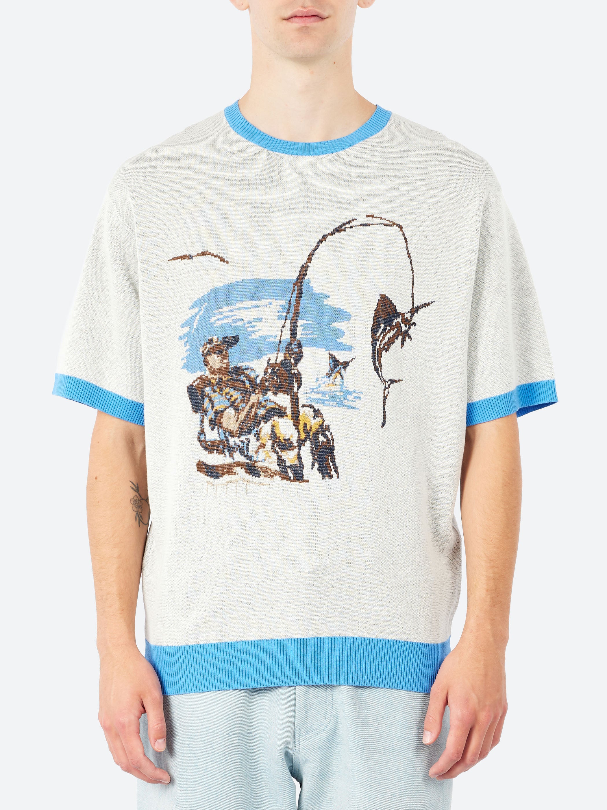 Knit Tee Jacquard