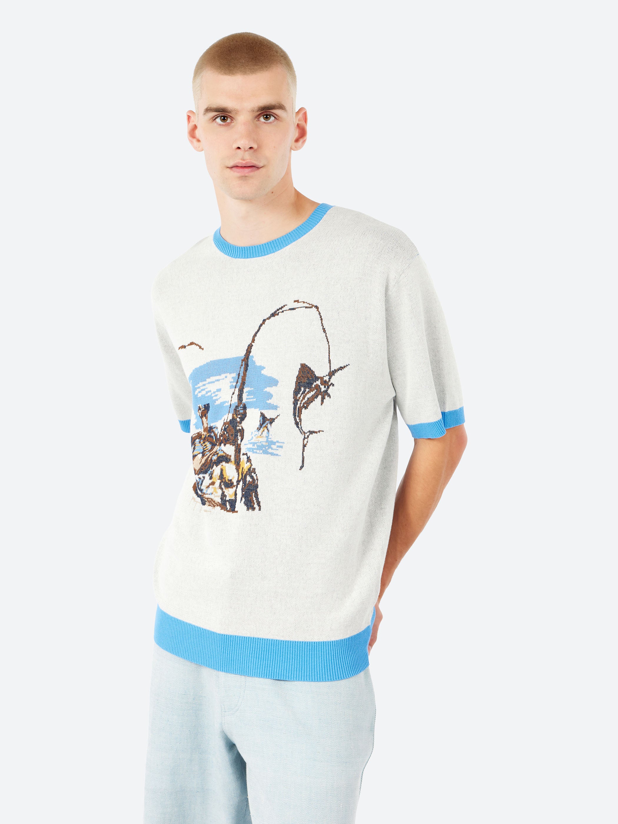 Knit Tee Jacquard
