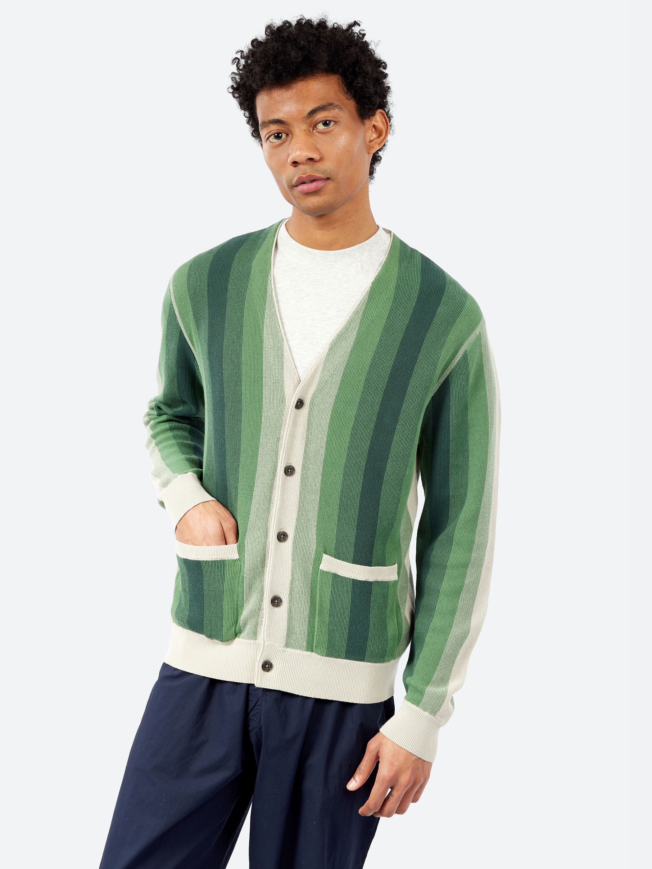 Cardigan Multi Stripe