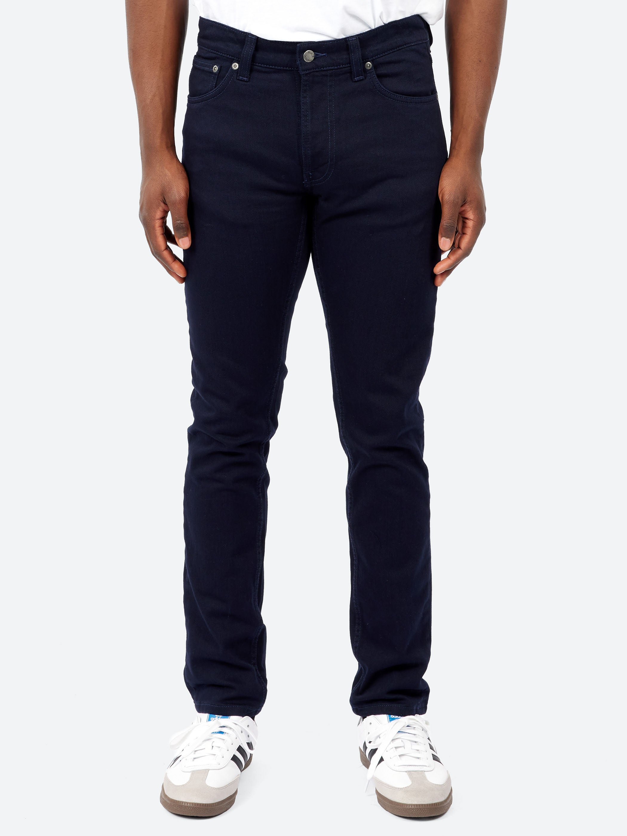 新品 Nudie Jeans LEAN DEAN コーティングデニム W30 Lean Dean Dry Cold Black slim tapered jeans | Nudie Jeans
