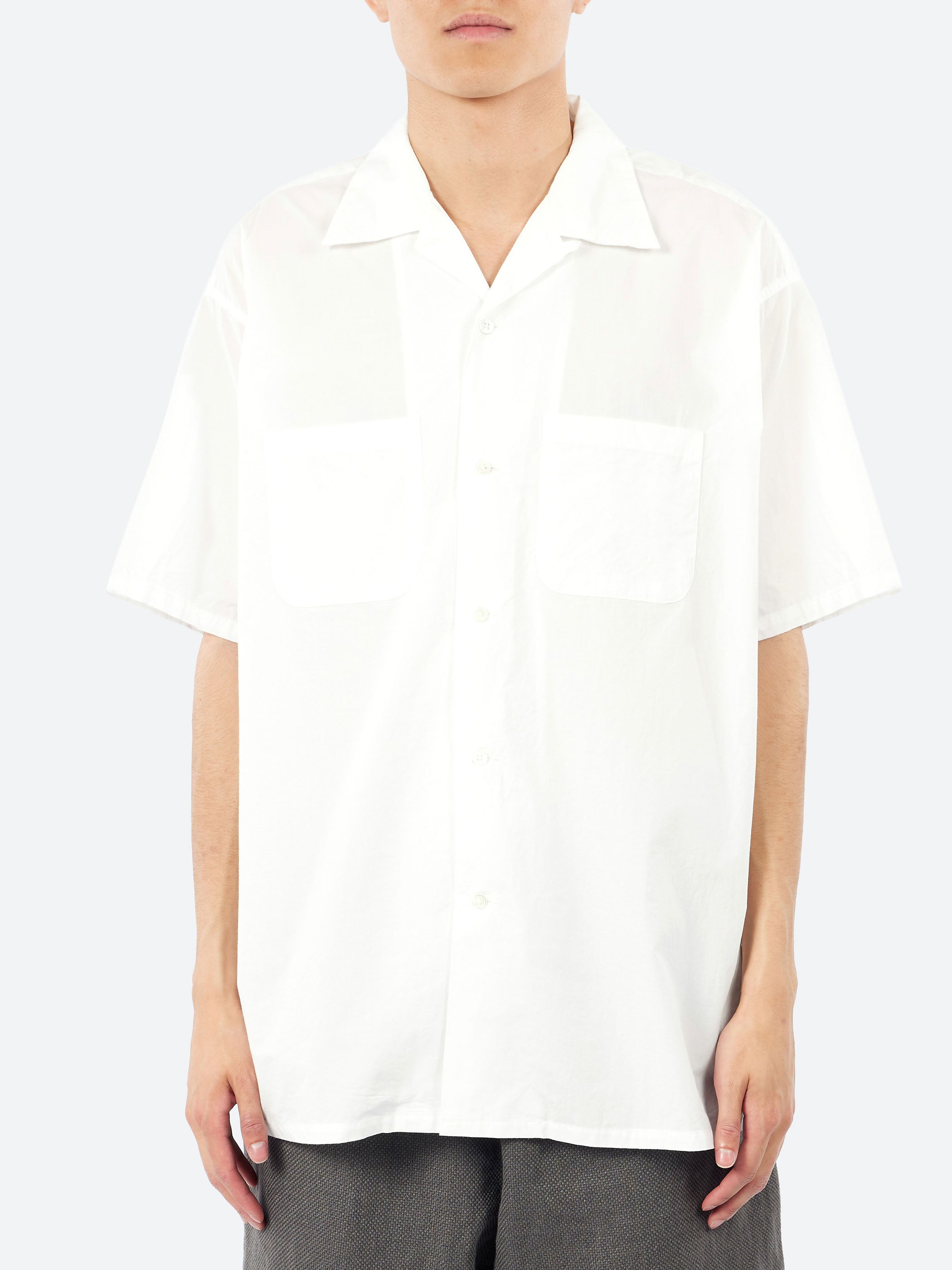 Open Collar Peruvian Pima Shirt