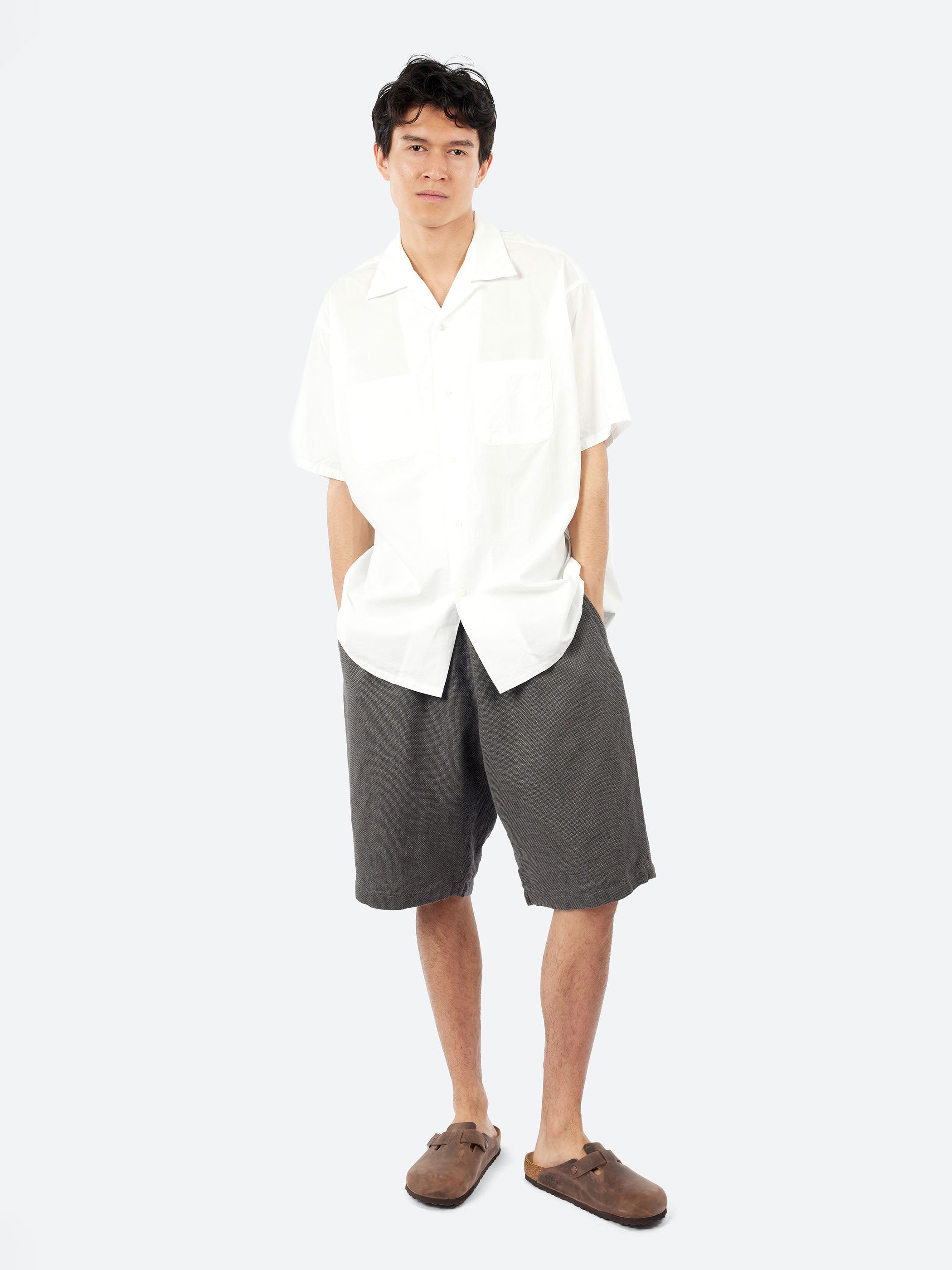 Open Collar Peruvian Pima Shirt