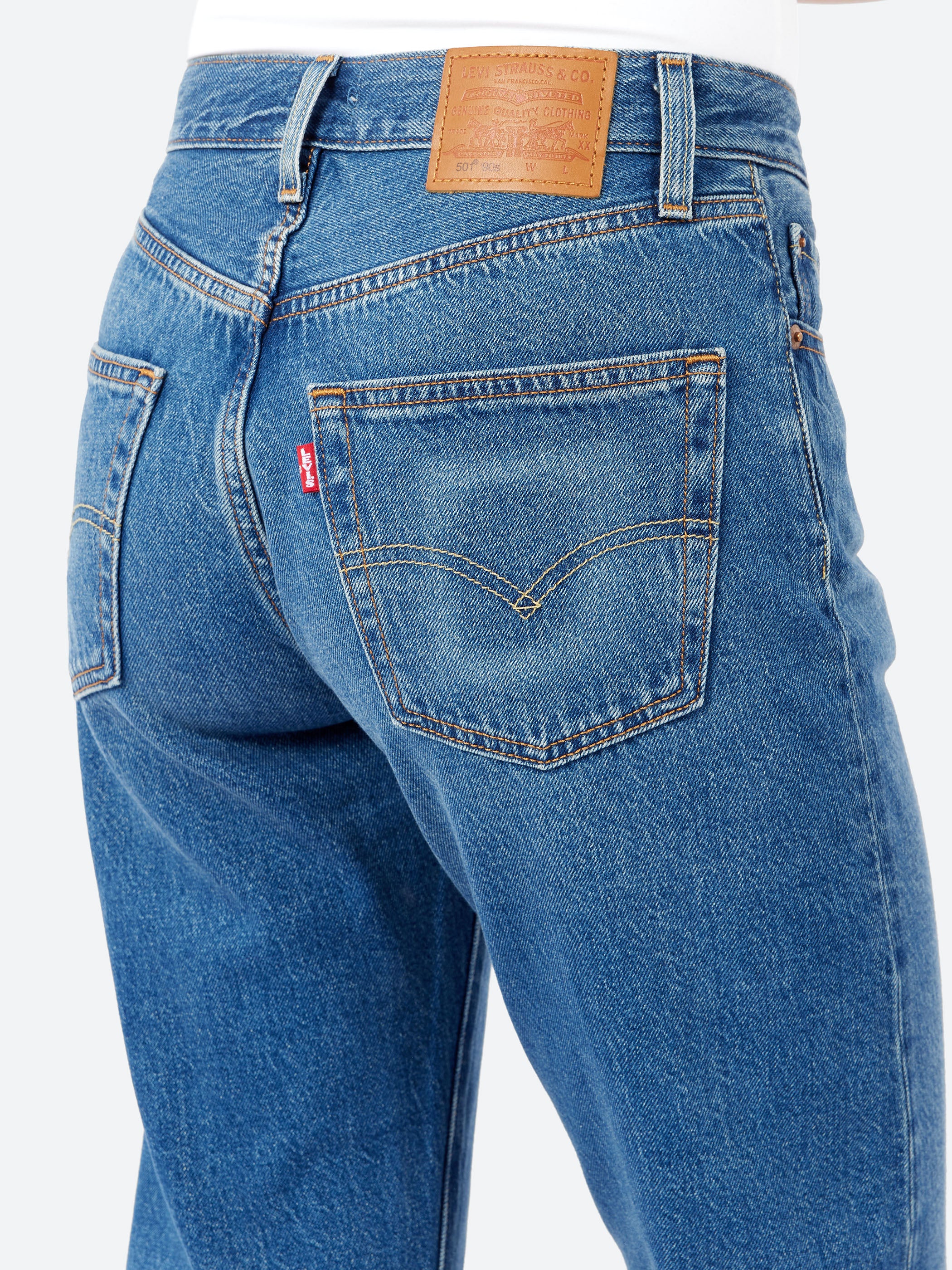 Levi's - 501 90s Lightweight in Fine Forever Ltw (Medium Wash