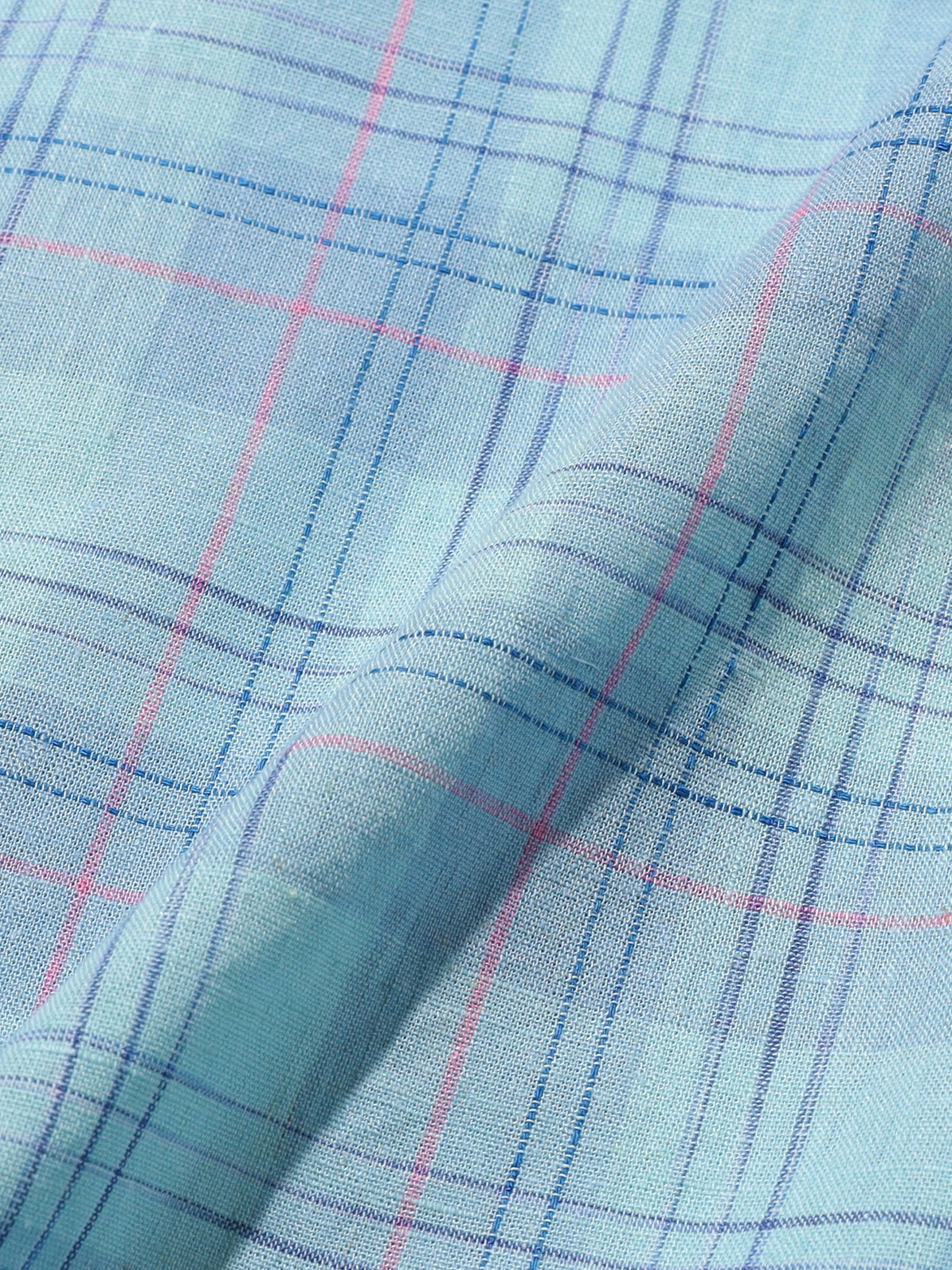 BD Classic-Fit Cotton Linen Ikat Shirt