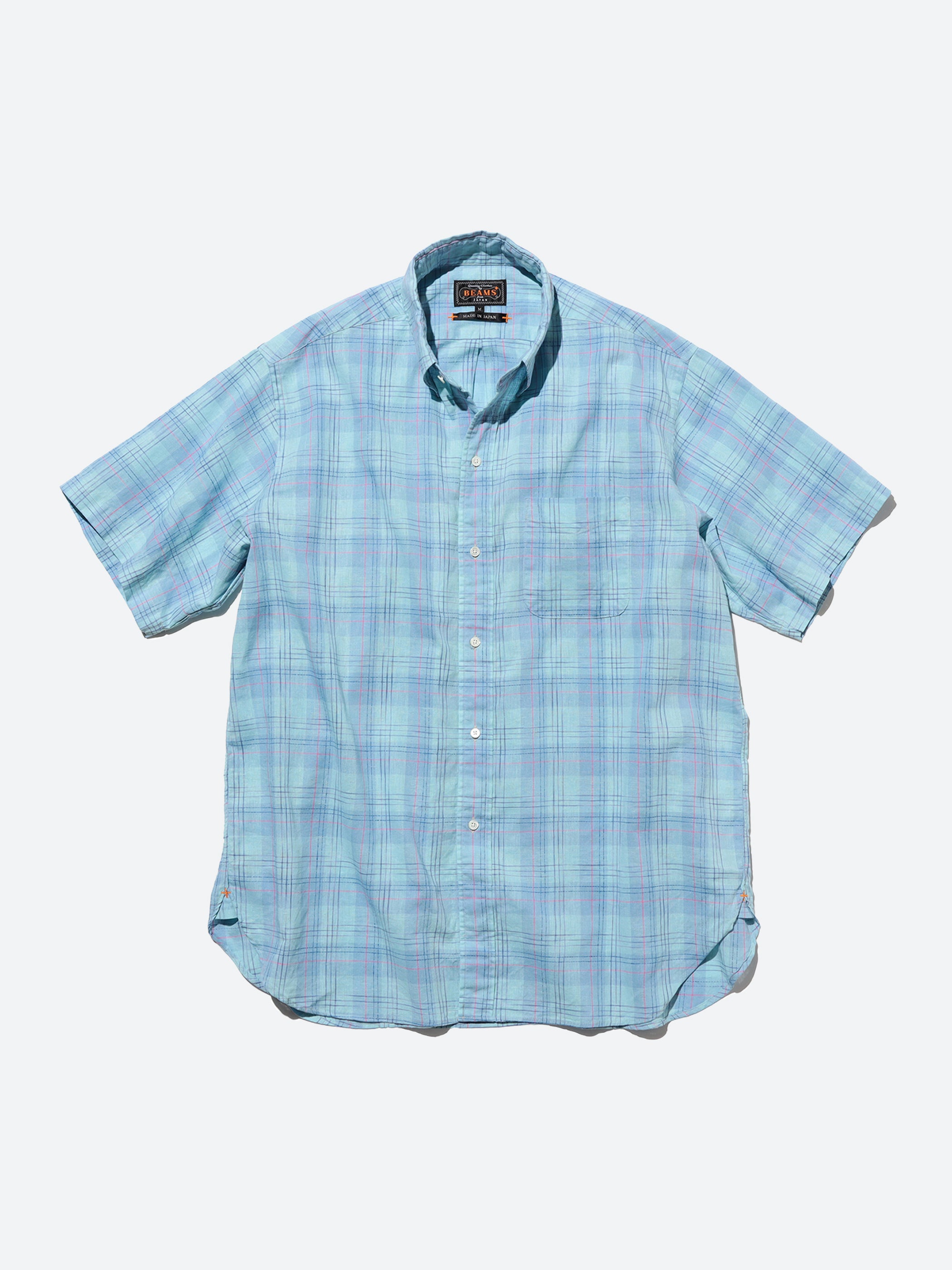 BD Classic-Fit Cotton Linen Ikat Shirt