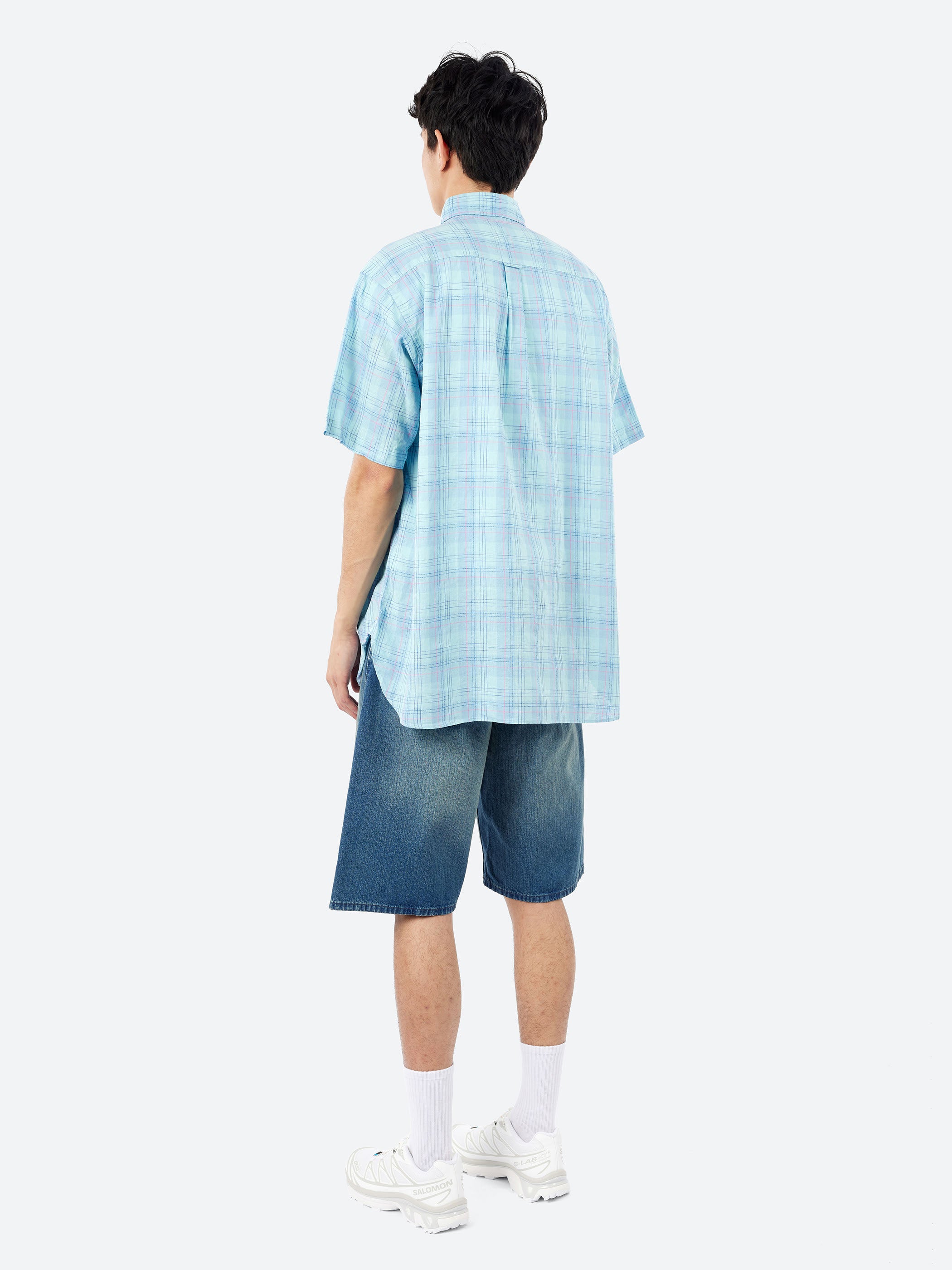 BD Classic-Fit Cotton Linen Ikat Shirt