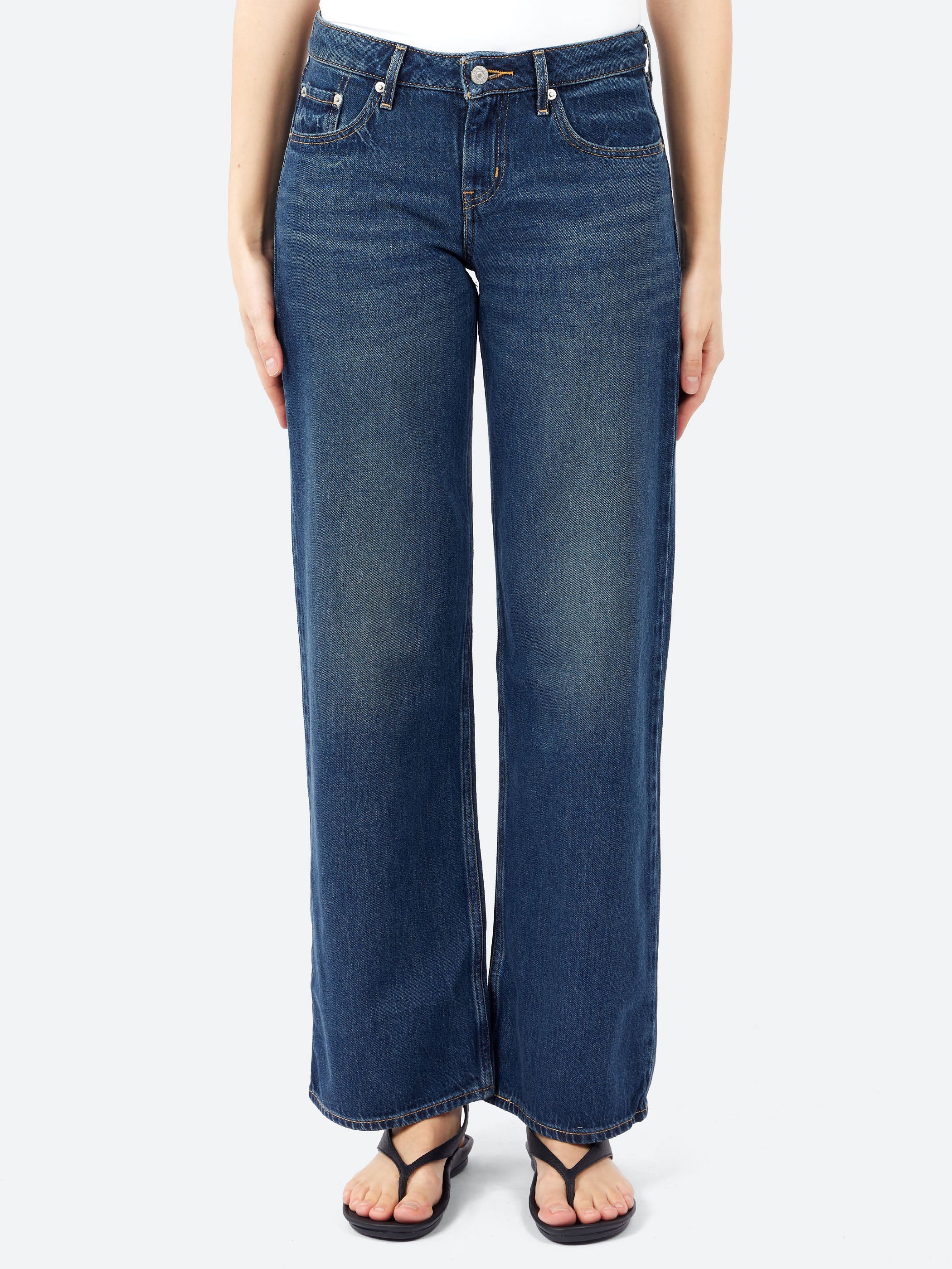 Levi's569 LOOSE STRAIGHT Y2K 刺繍 デニム W32 Levi's - Low Loose in Tech Storm (Black) – gravitypope