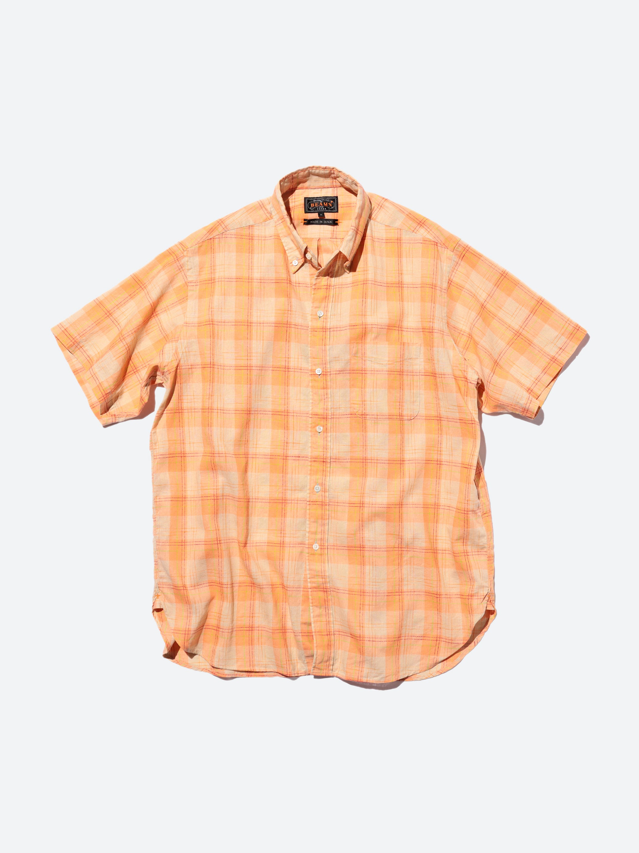 BD Classic-Fit Cotton Linen Ikat Shirt