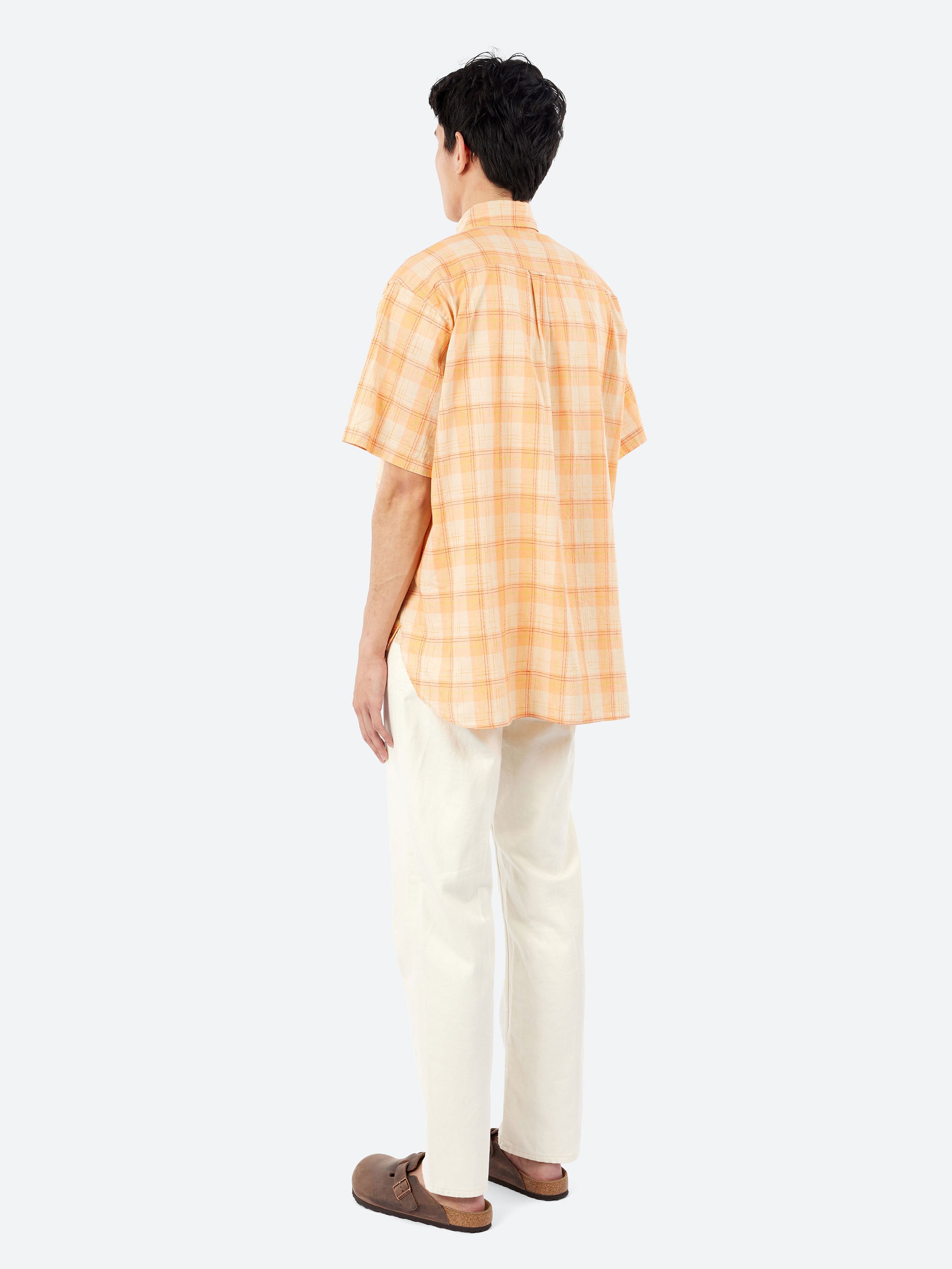 BD Classic-Fit Cotton Linen Ikat Shirt