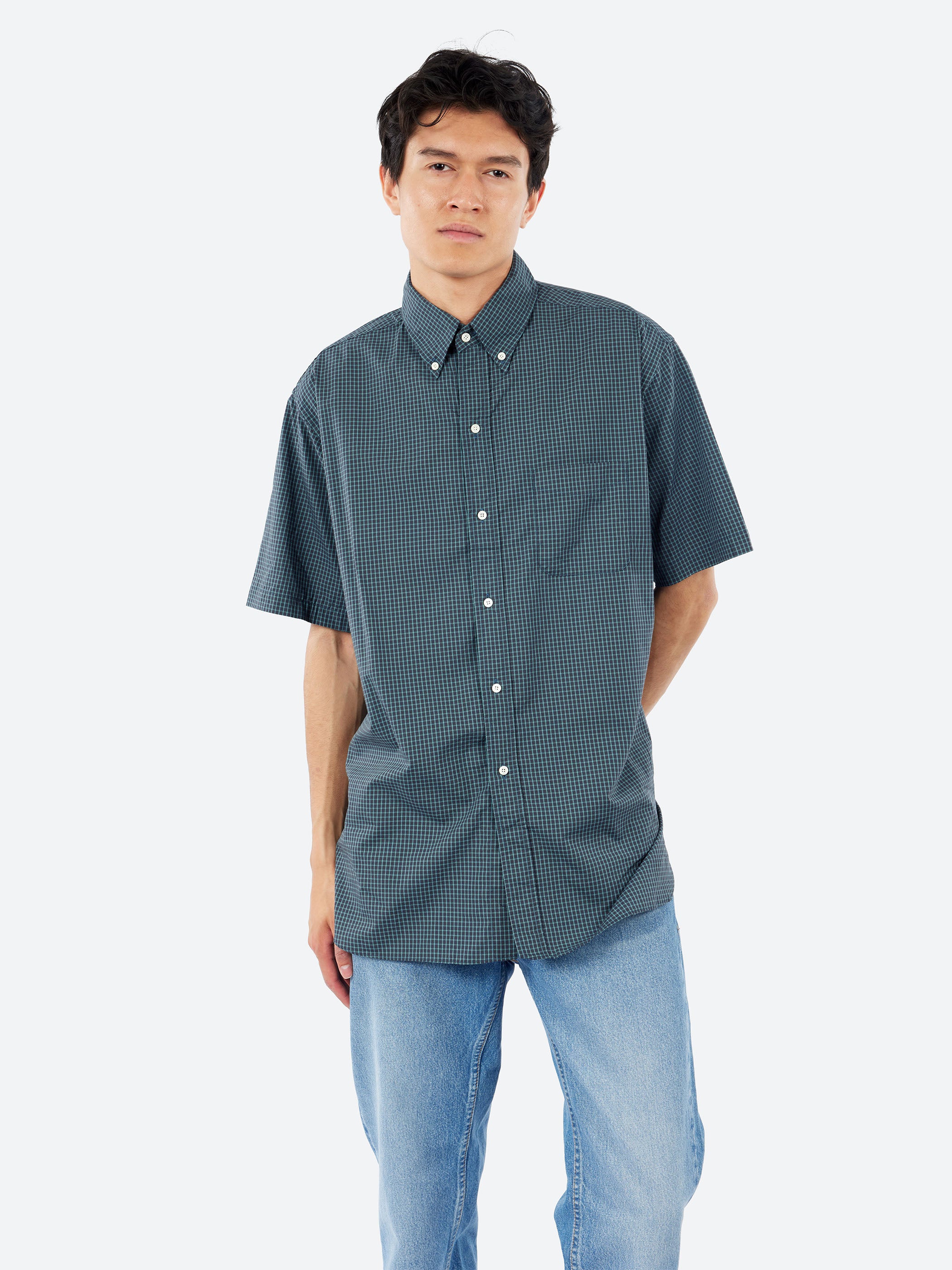 BD Classic-Fit Mini Plaid Shirt