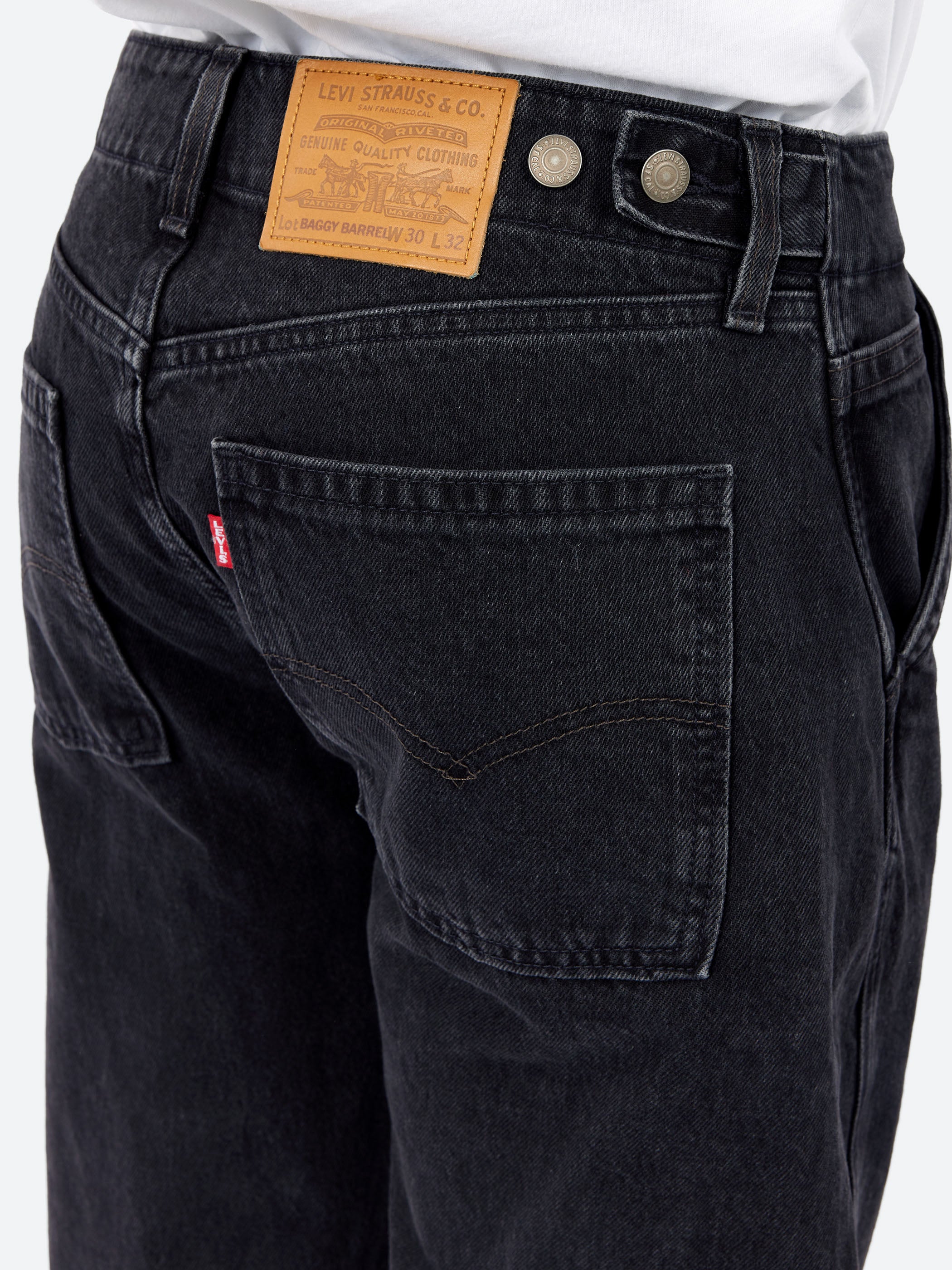 Levi's - Baggy Barrel in Forget Me Nots (Black) – gravitypope