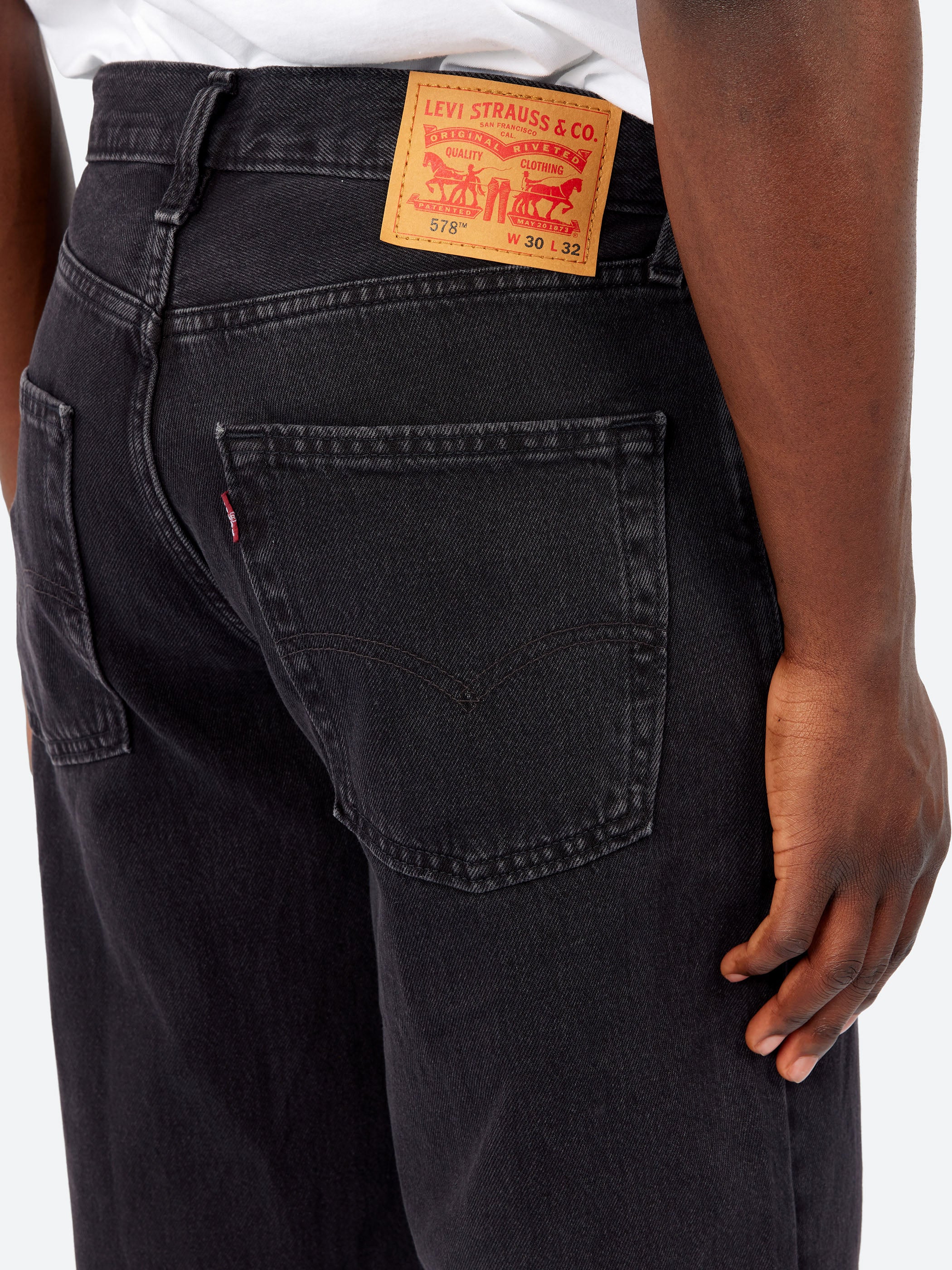 Levi's - 578 Baggy in Hold My Bag (Black) – gravitypope