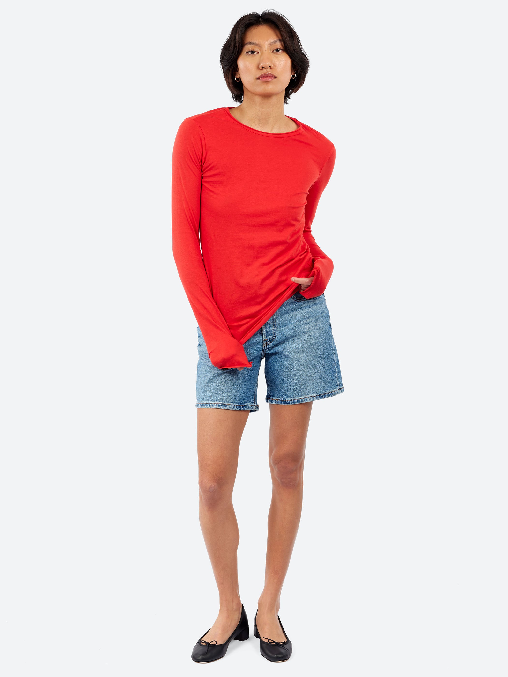 501 Mid Thigh Short