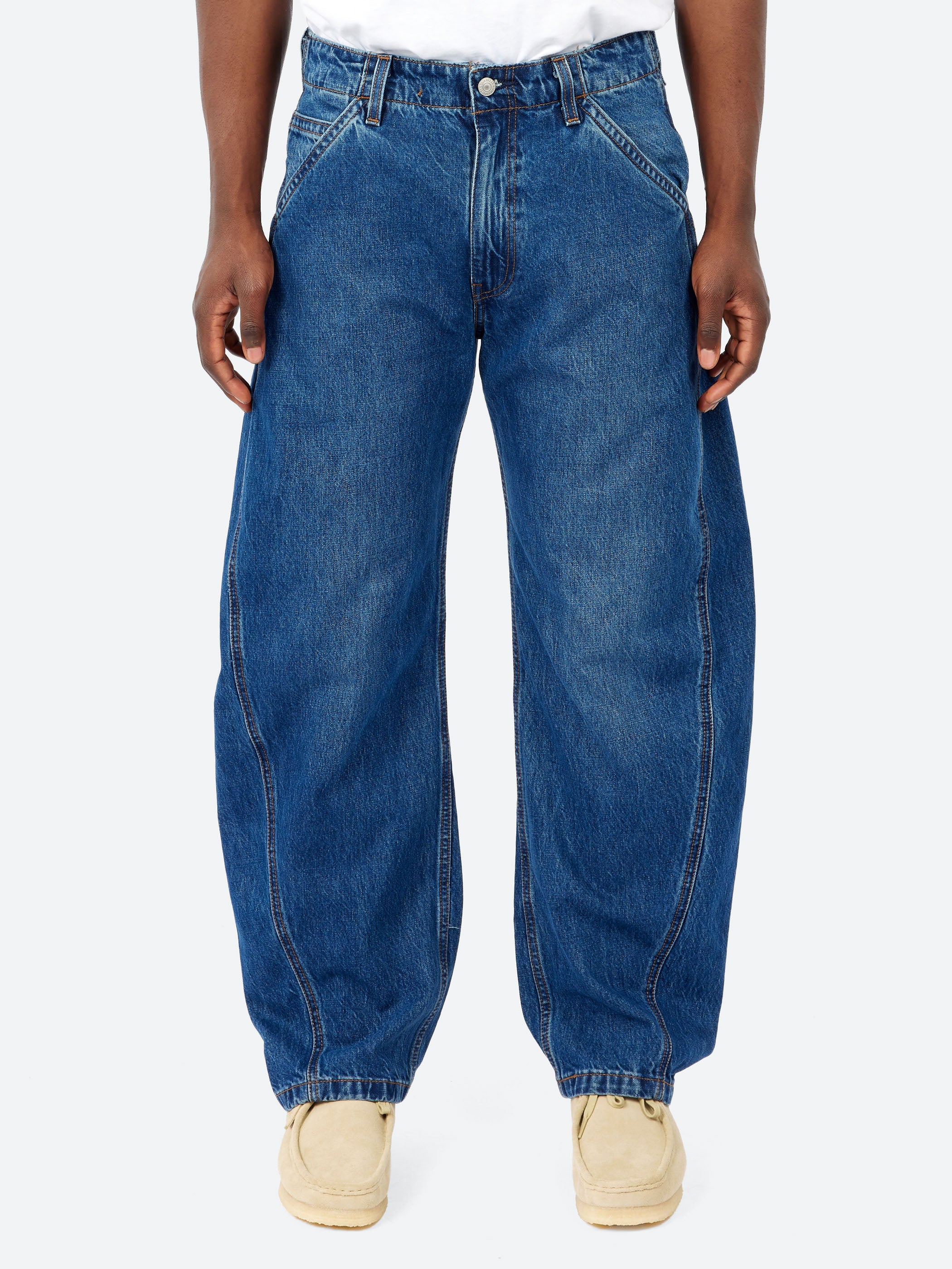 Levi's - Super Baggy Barrel in Shaded View (Blue) – gravitypope