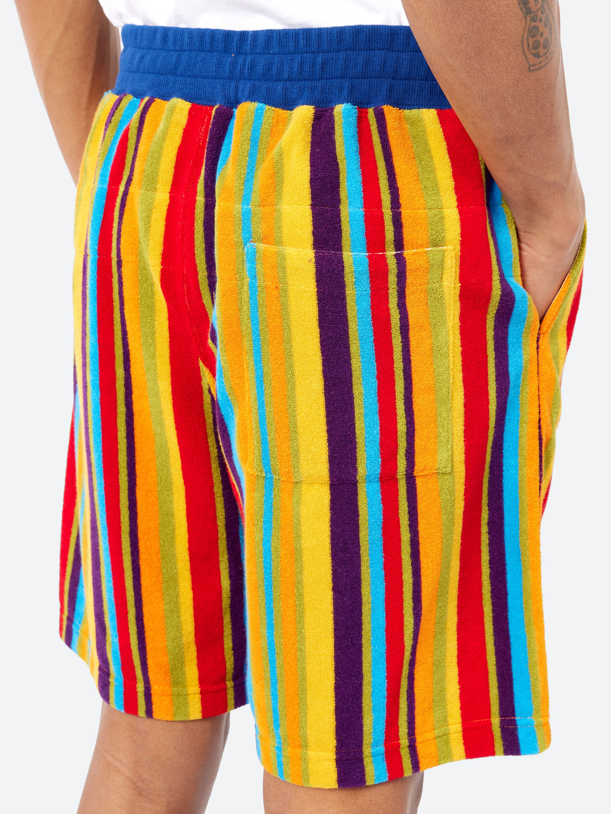 Pile Shorts Multi Stripe