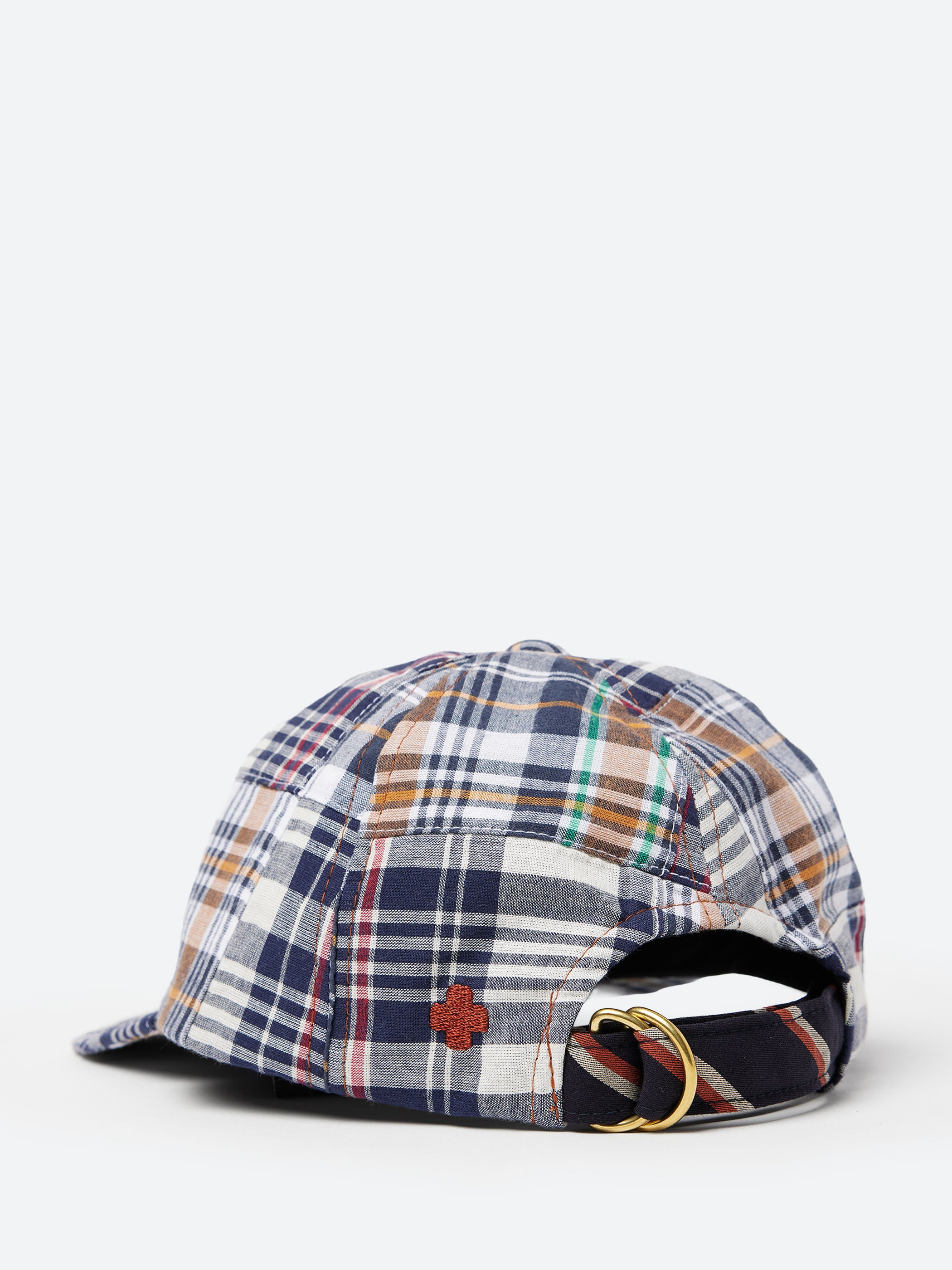 6 Panel Regimental Strap Madras