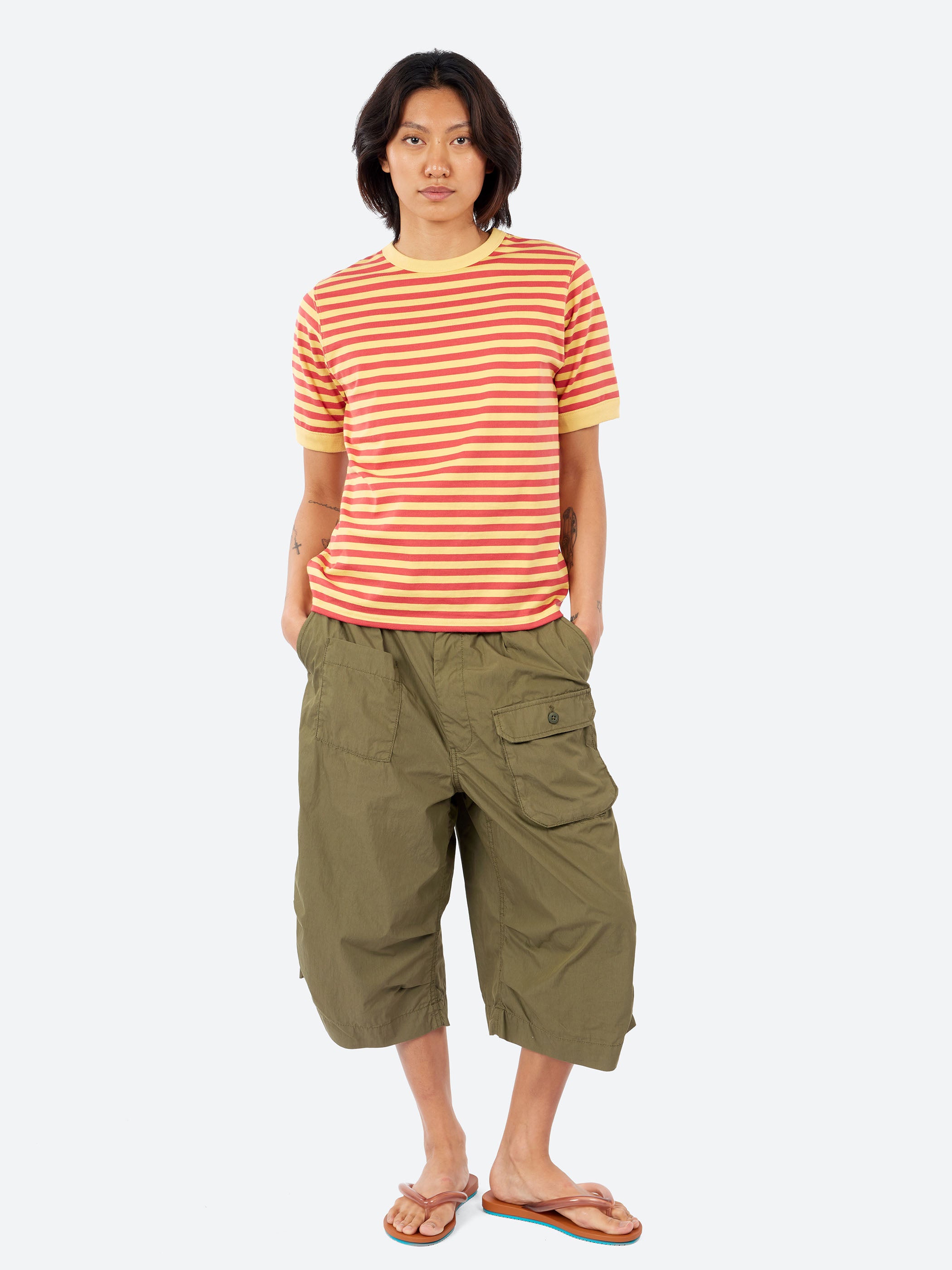 Striped Binder Short Sleeve T-Shirt