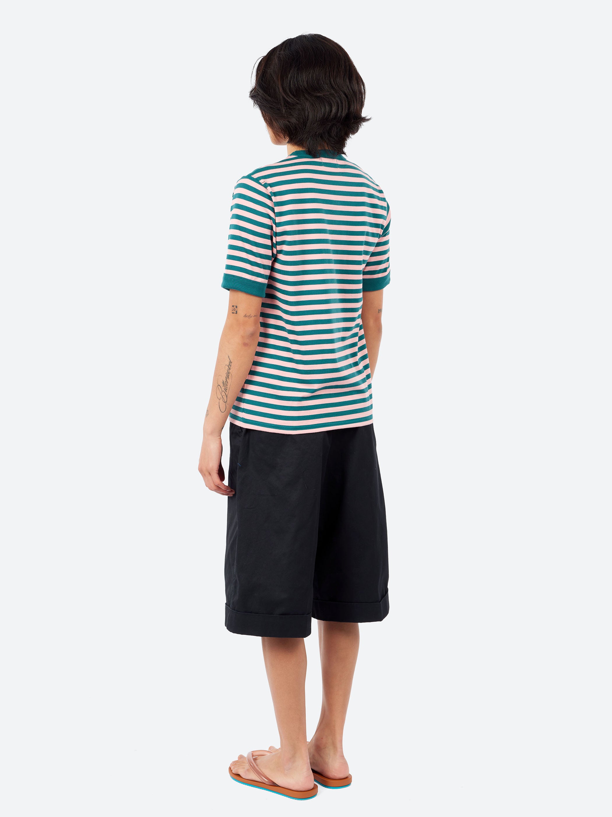 Striped Binder Short Sleeve T-Shirt