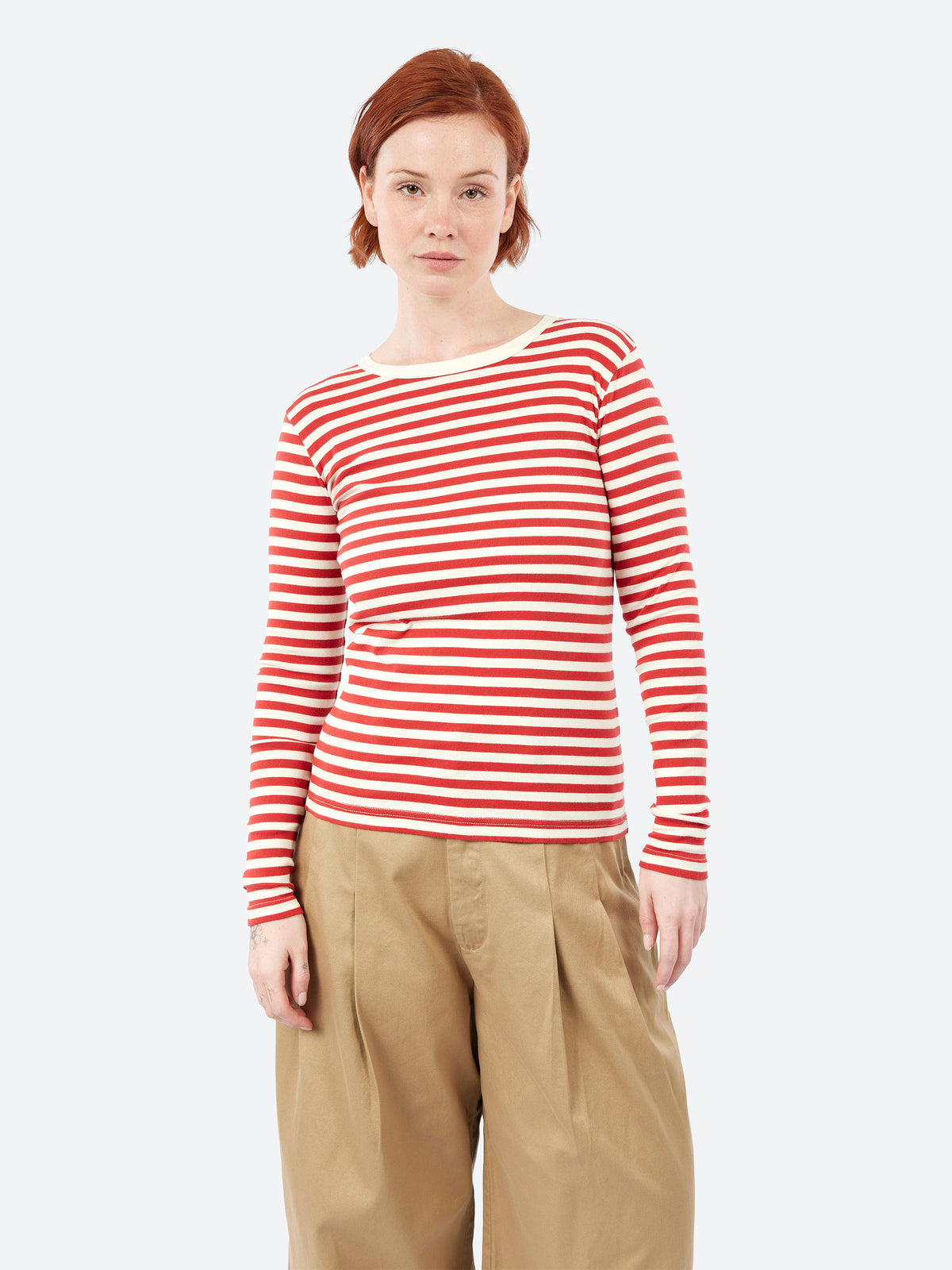 Long Sleeve Border T-Shirt