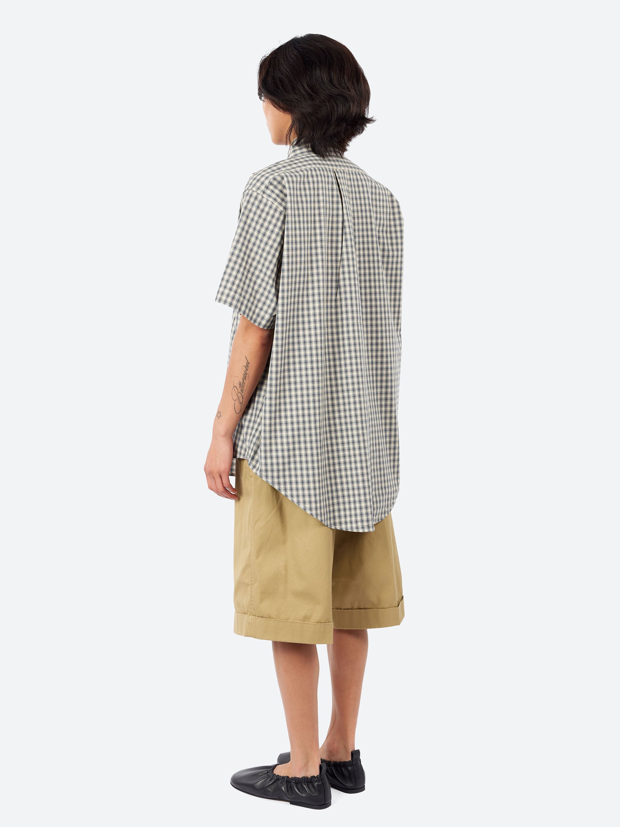 Check Big Button-Down Shirt