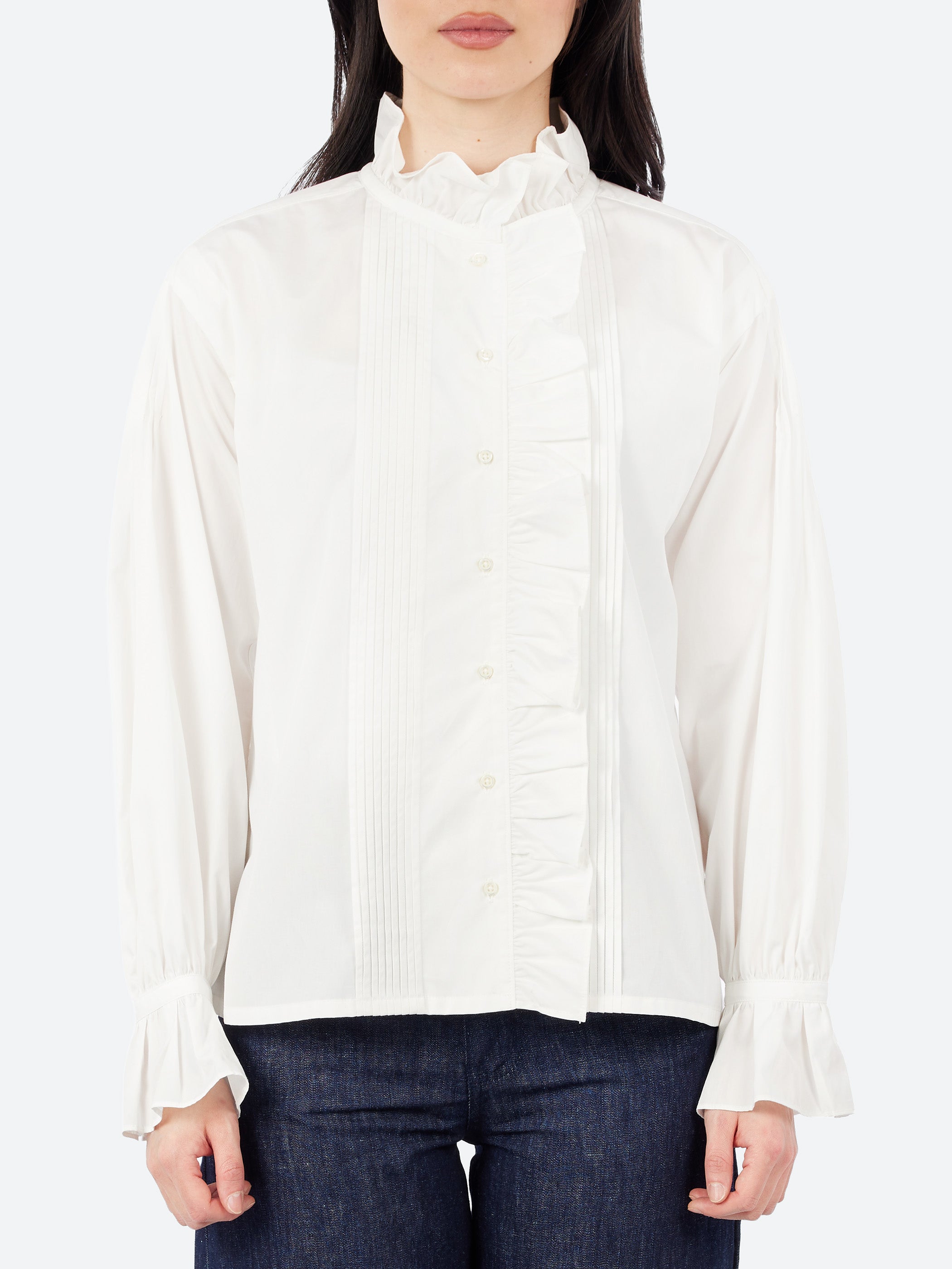 Gather Collar Blouse