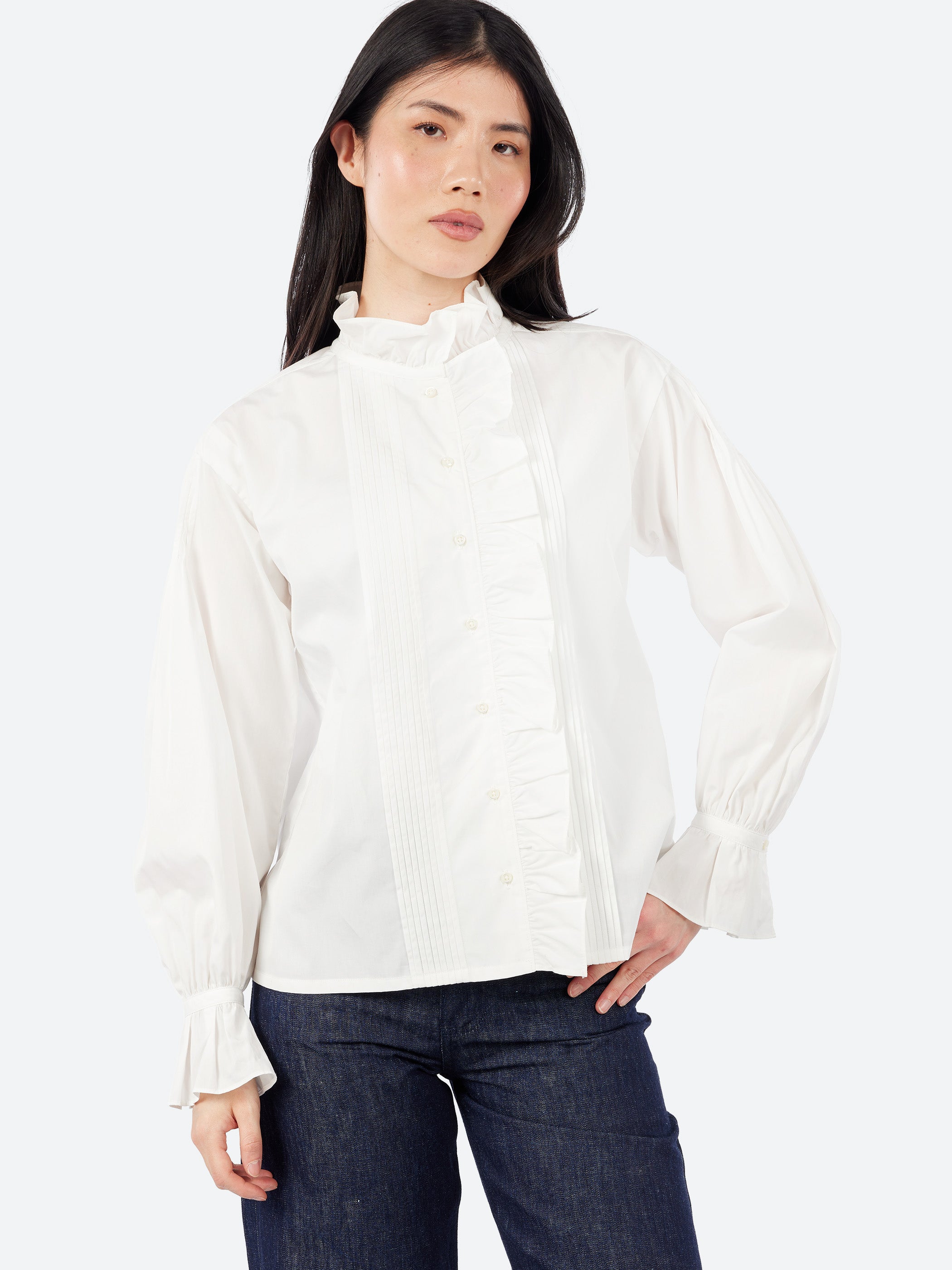 Gather Collar Blouse