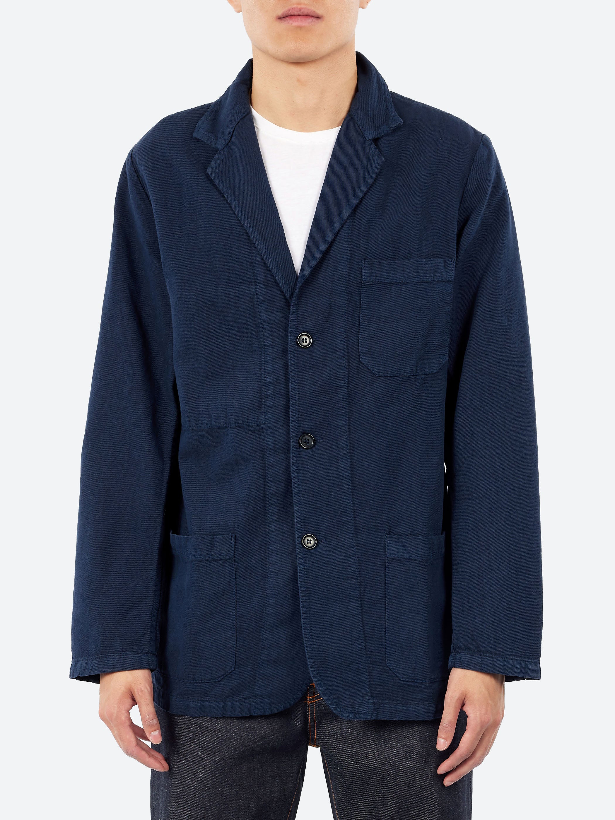 Hopsack-Style Workwear Blazer