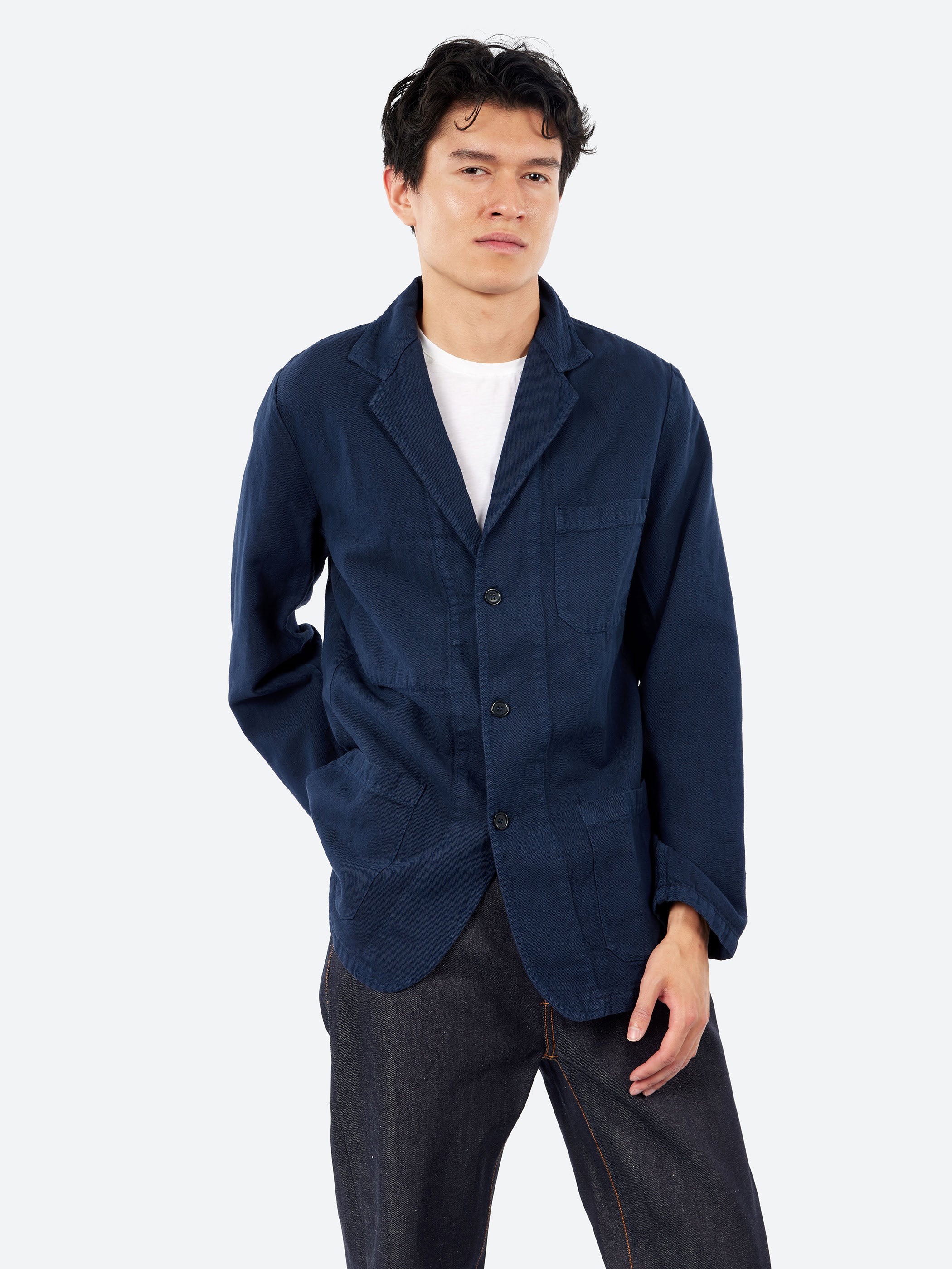 Hopsack-Style Workwear Blazer