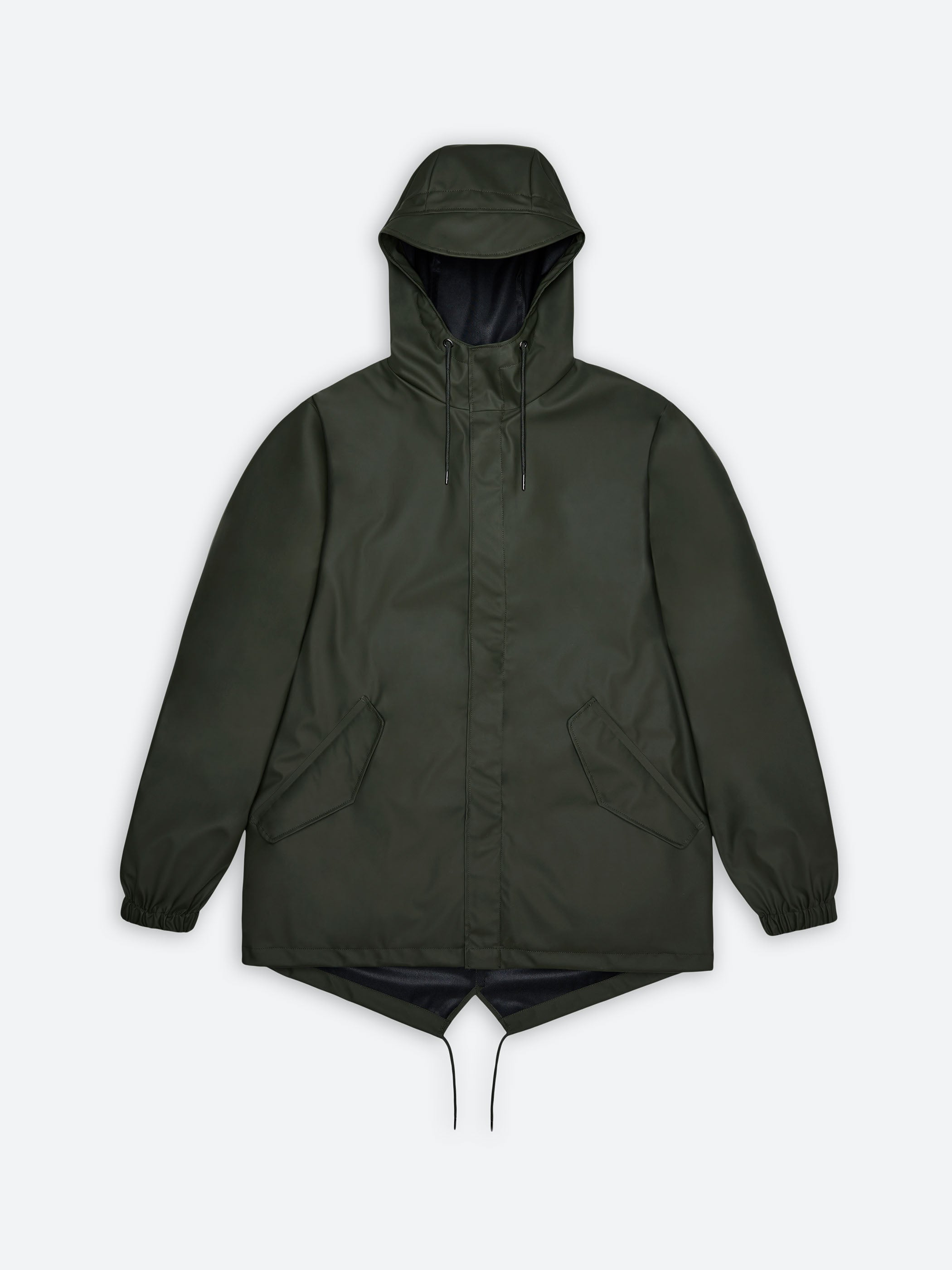 Rains - Fishtail Parka in Black – gravitypope
