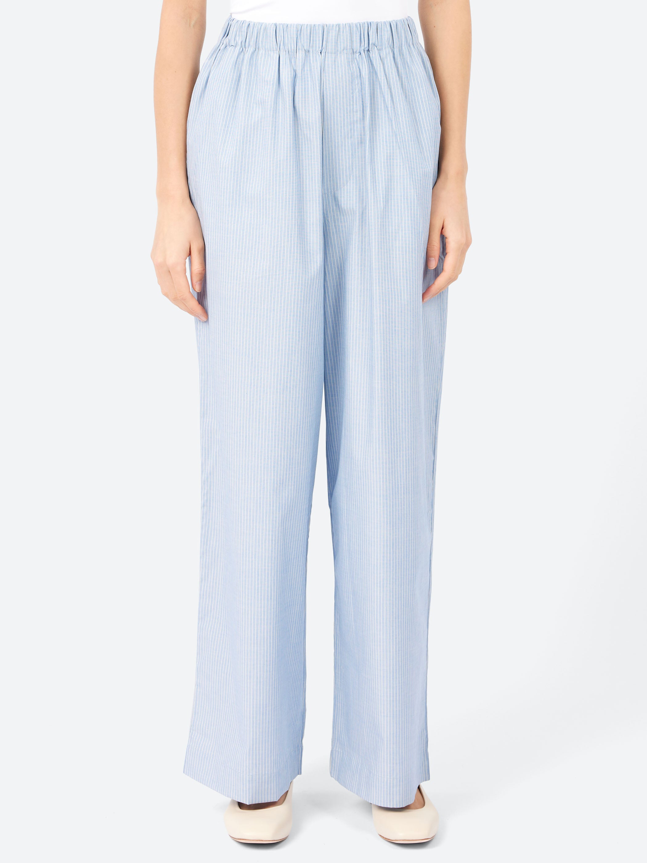 Baserange - Claude Pants in Blue Stripe – gravitypope