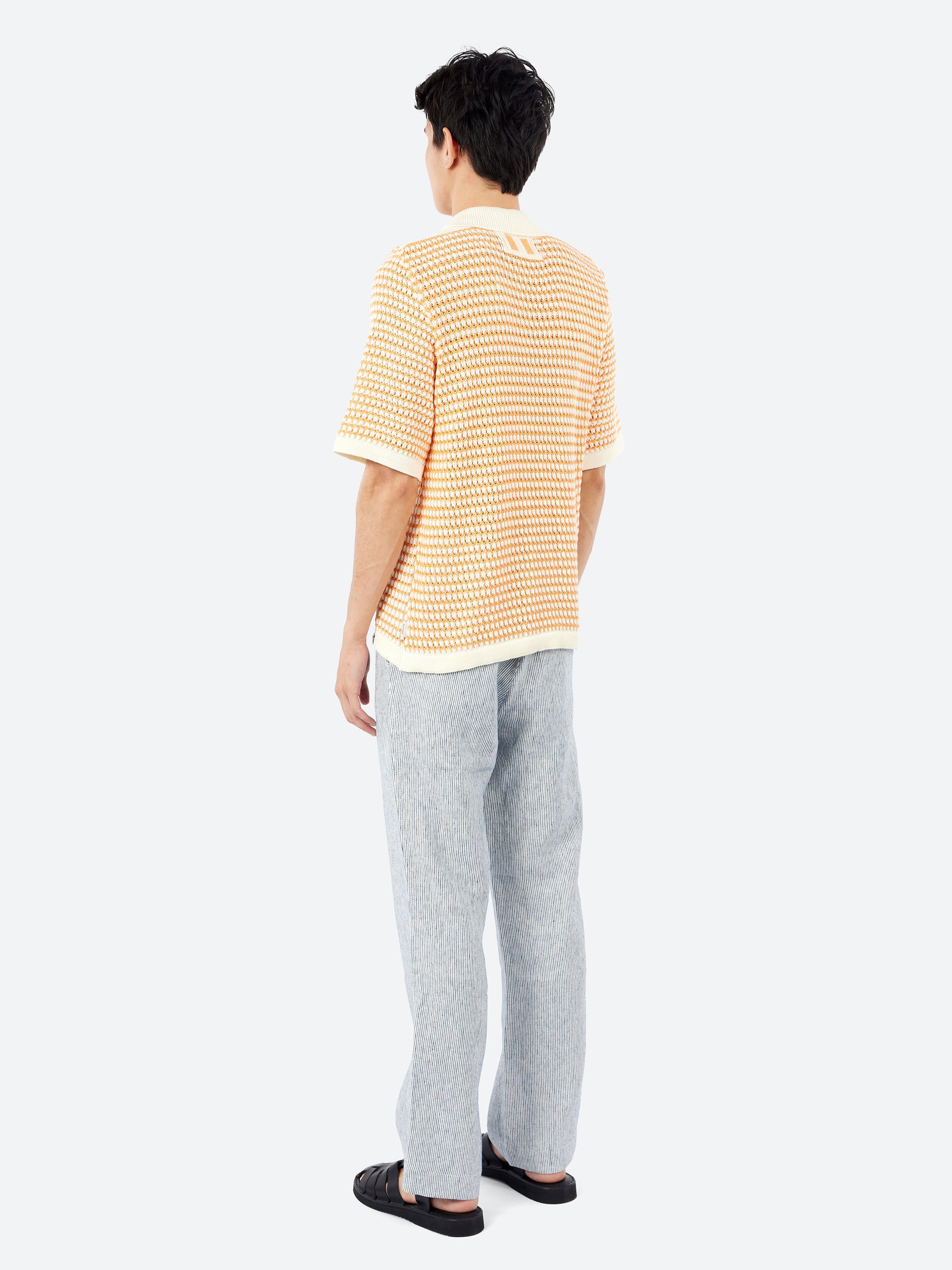 Peregrine - Island Crochet Shirt in Apricot – gravitypope