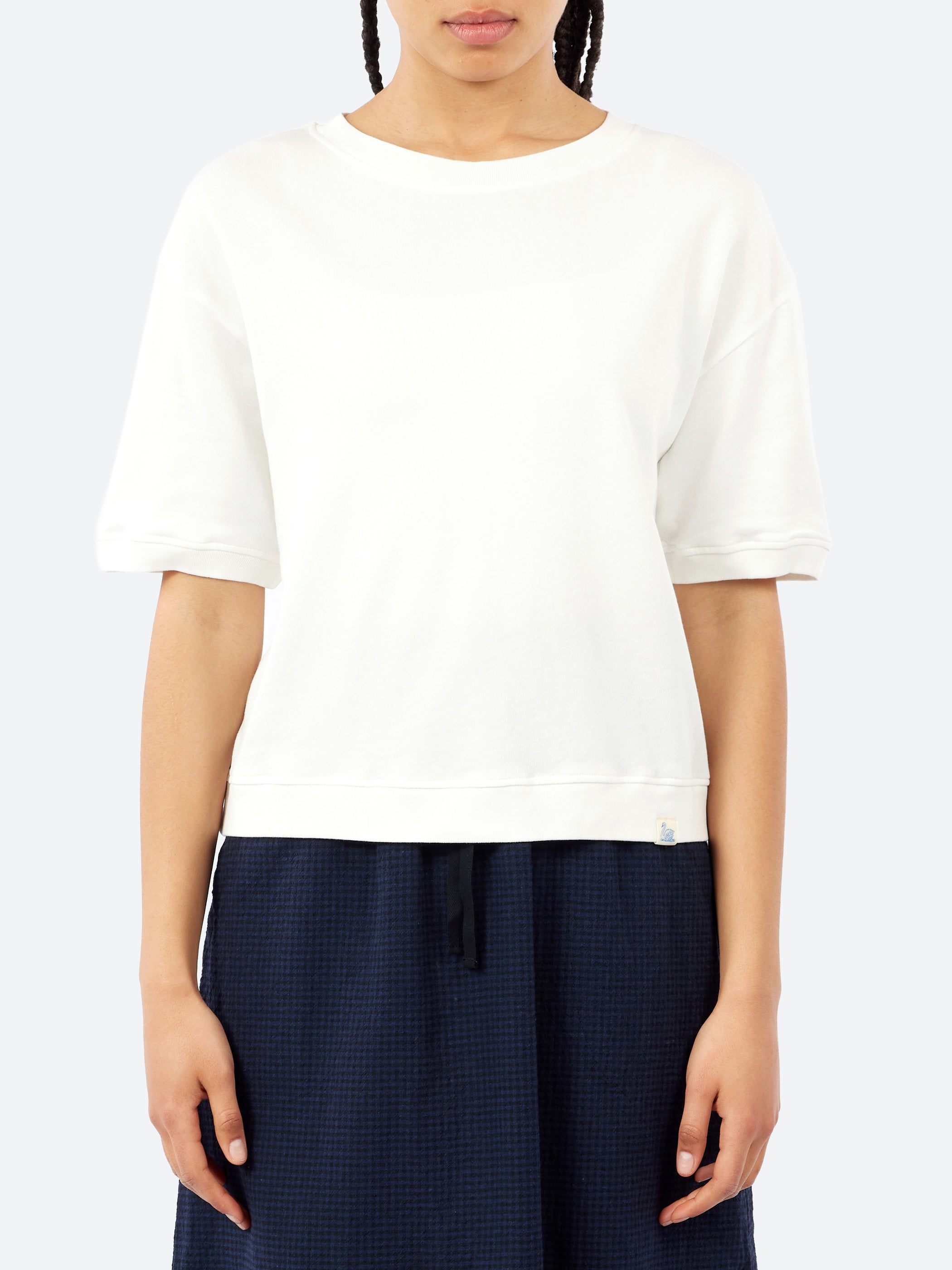 Lightweight American Fleece Women's Short Sleeve Sweatshirt