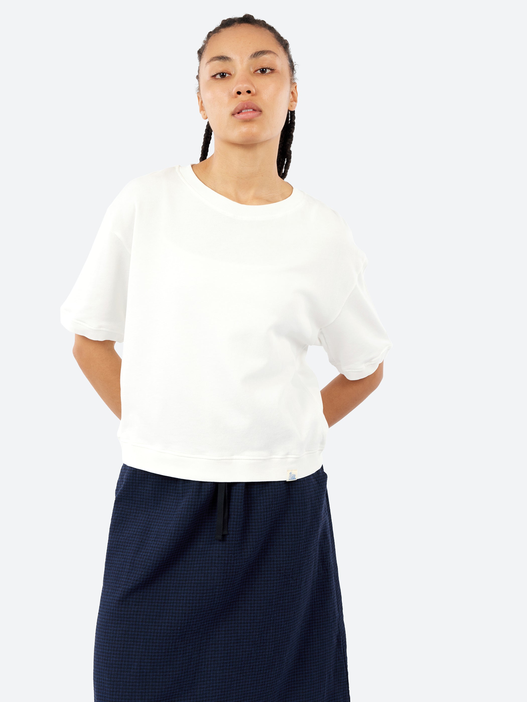 Lightweight American Fleece Women's Short Sleeve Sweatshirt