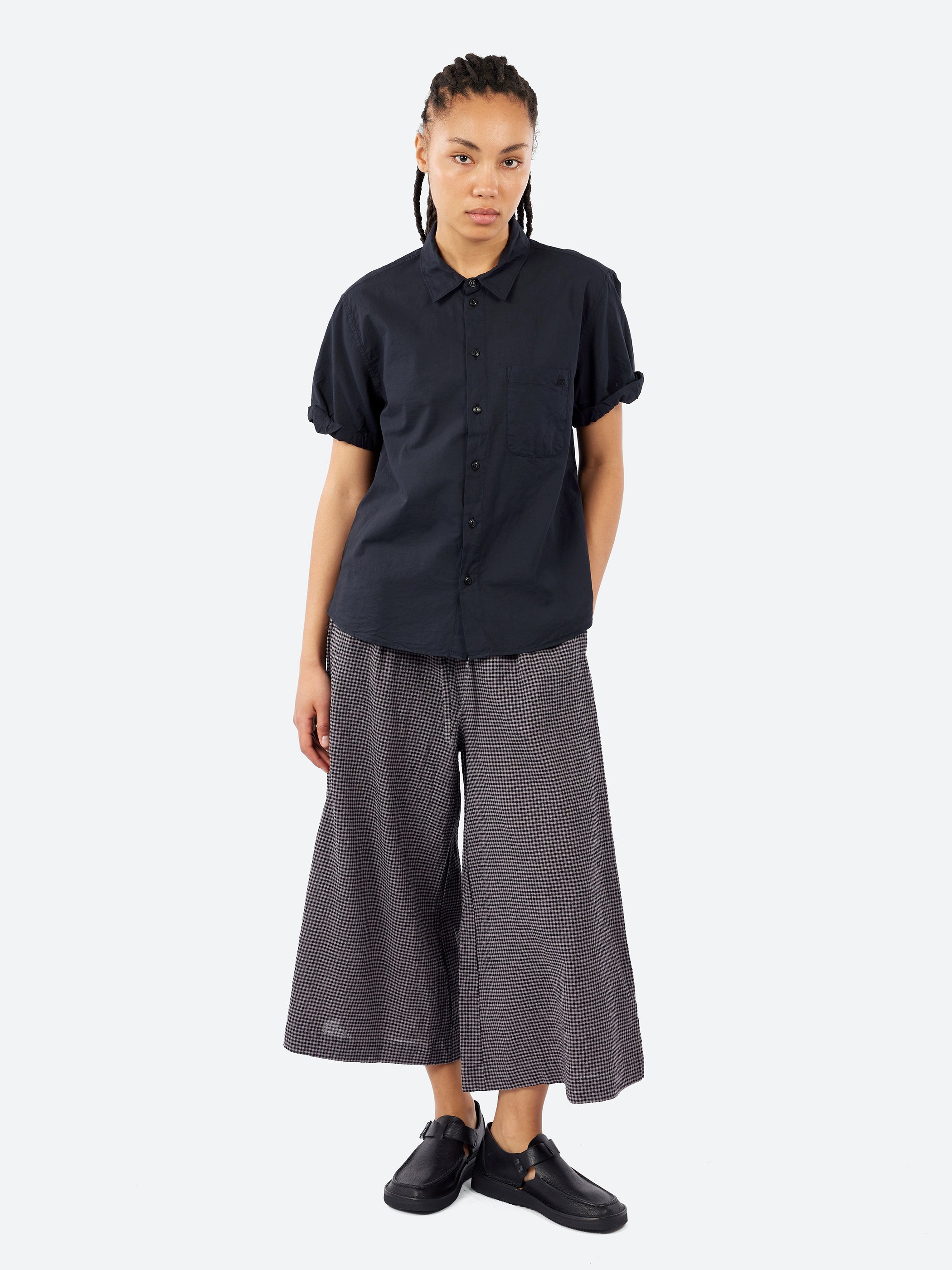 Lightweight Cotton Poplin Short Sleeve Shirt