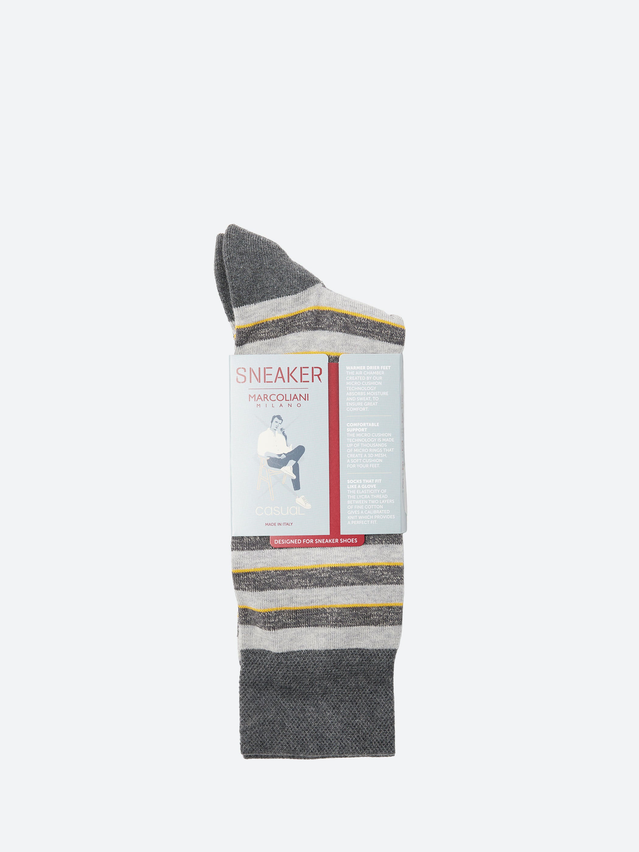 Simple Stripe Sneaker Sock