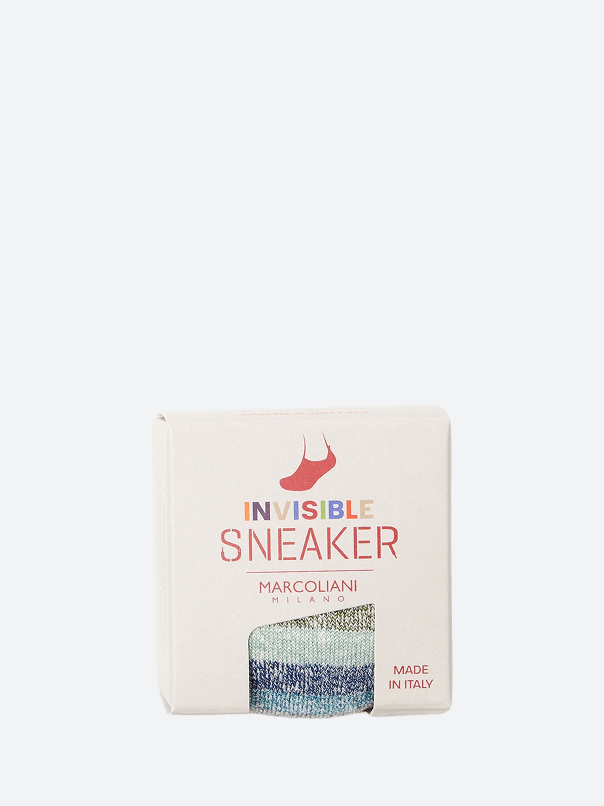 Invisible Sneaker Rainbow Sock