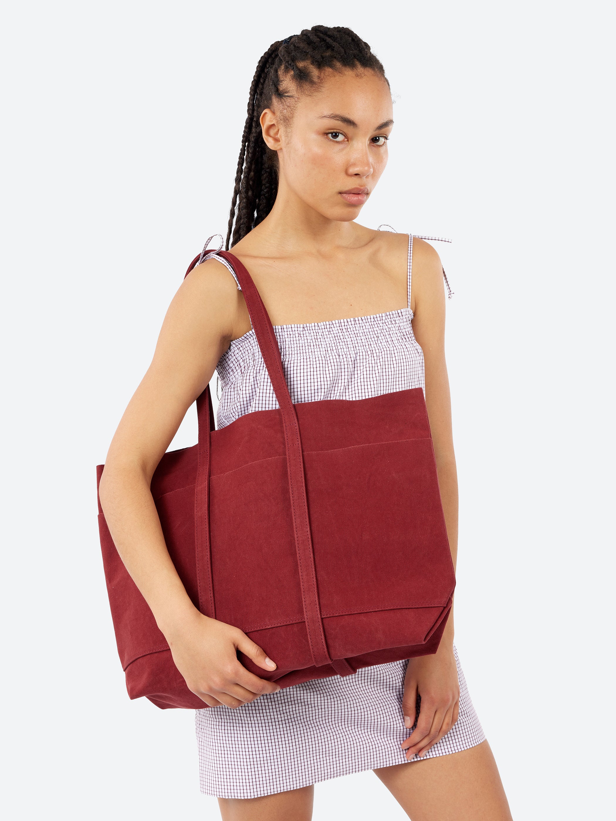 Medium Washed Canvas Tote