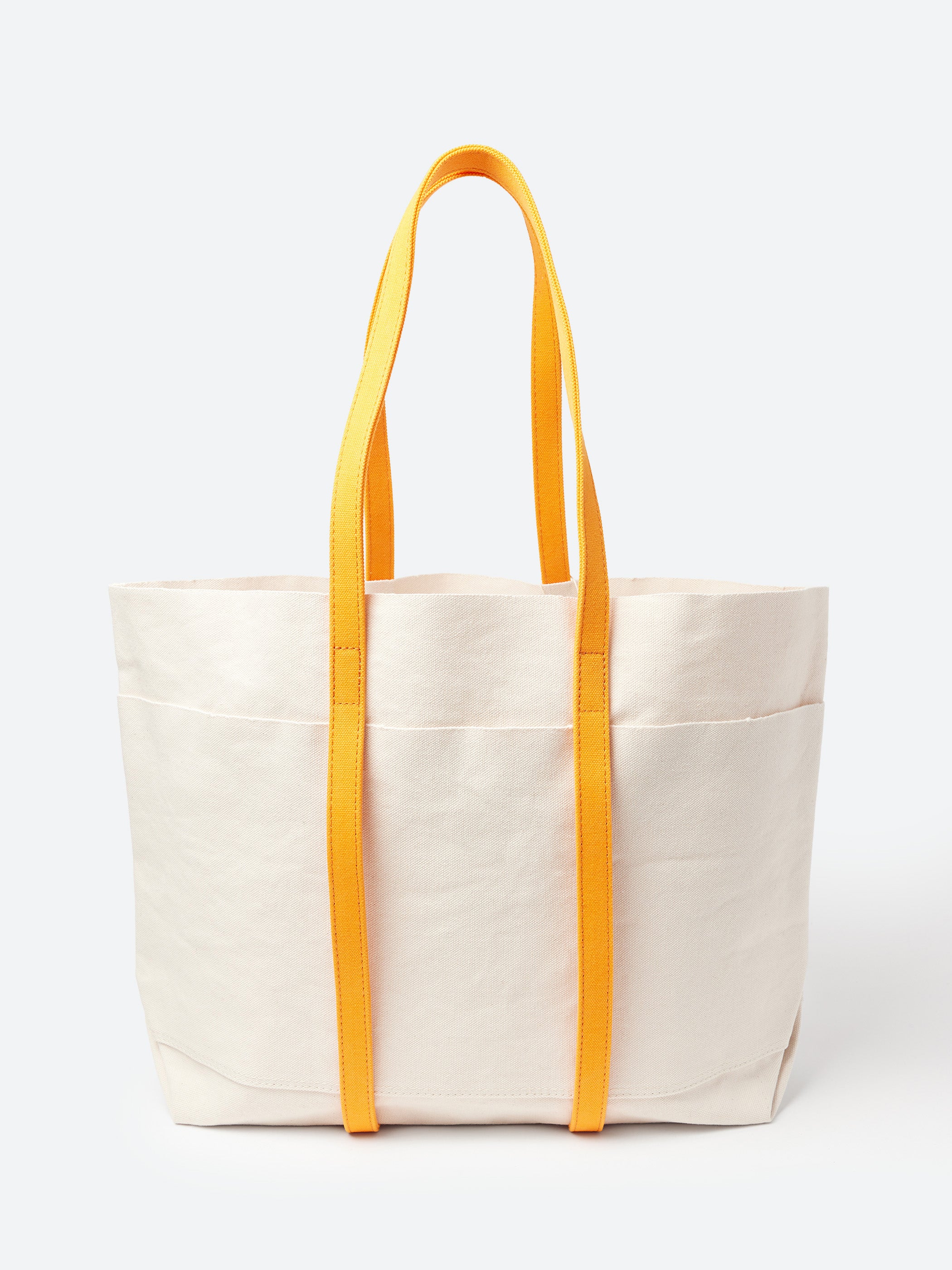 Medium Washed Canvas Two-Tone Tote