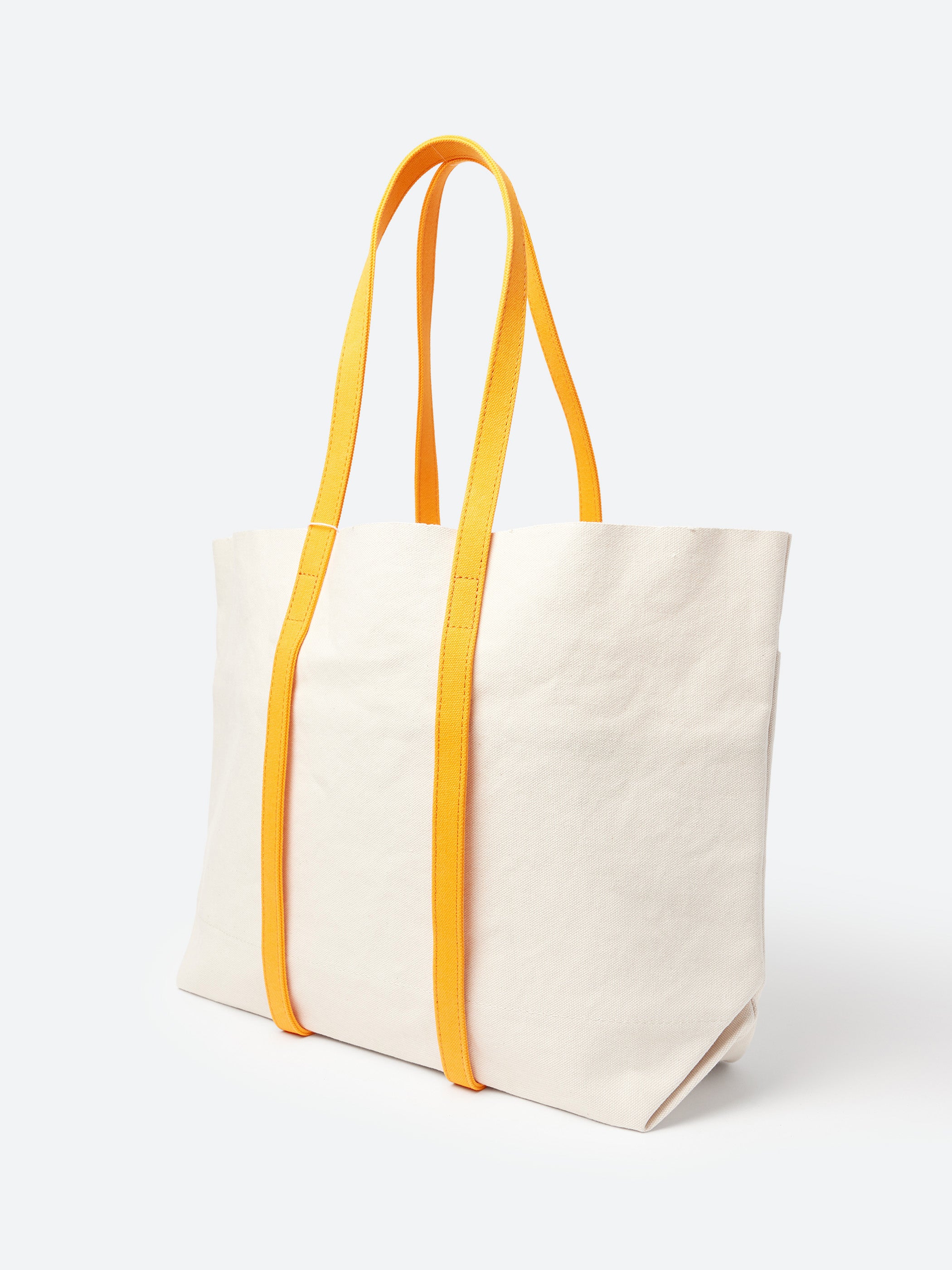 Medium Washed Canvas Two-Tone Tote