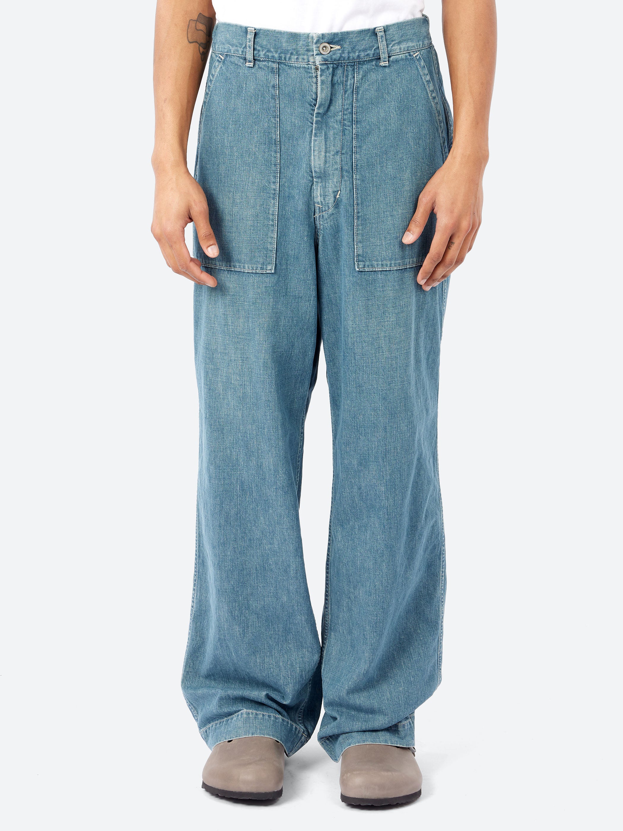 11oz Denim Baggy Baker Pants