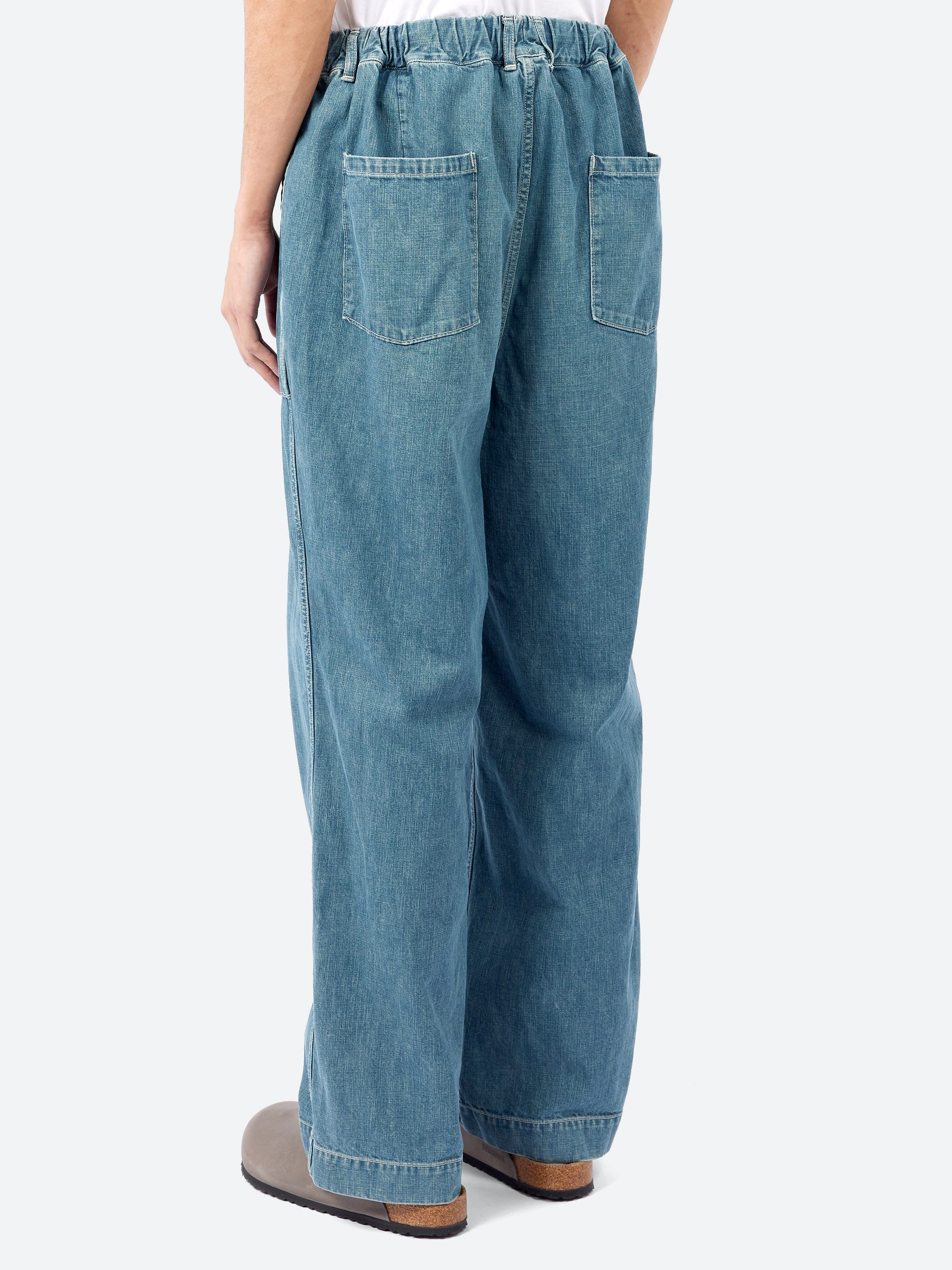 Sage de Cret - 11oz Denim Baggy Baker Pants in Blue – gravitypope